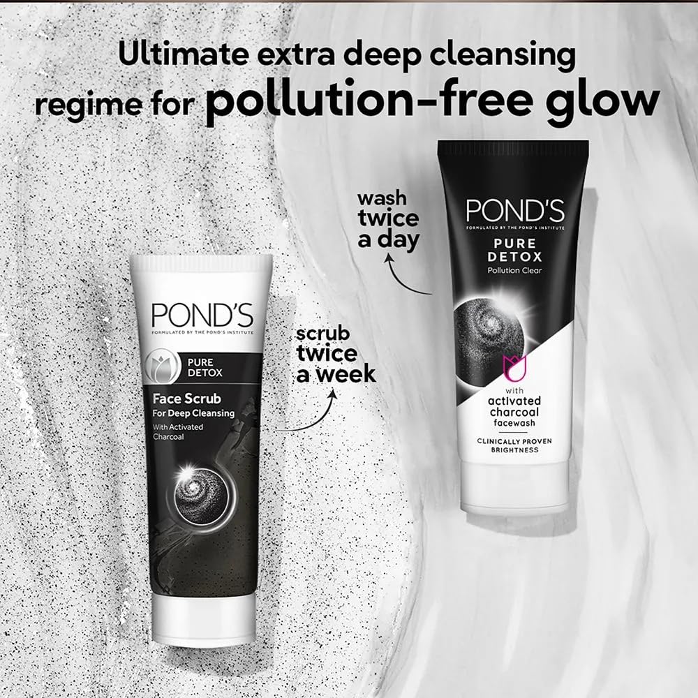 Pond's Pure White Deep Cleansing Brightening Facial Foam 100g
