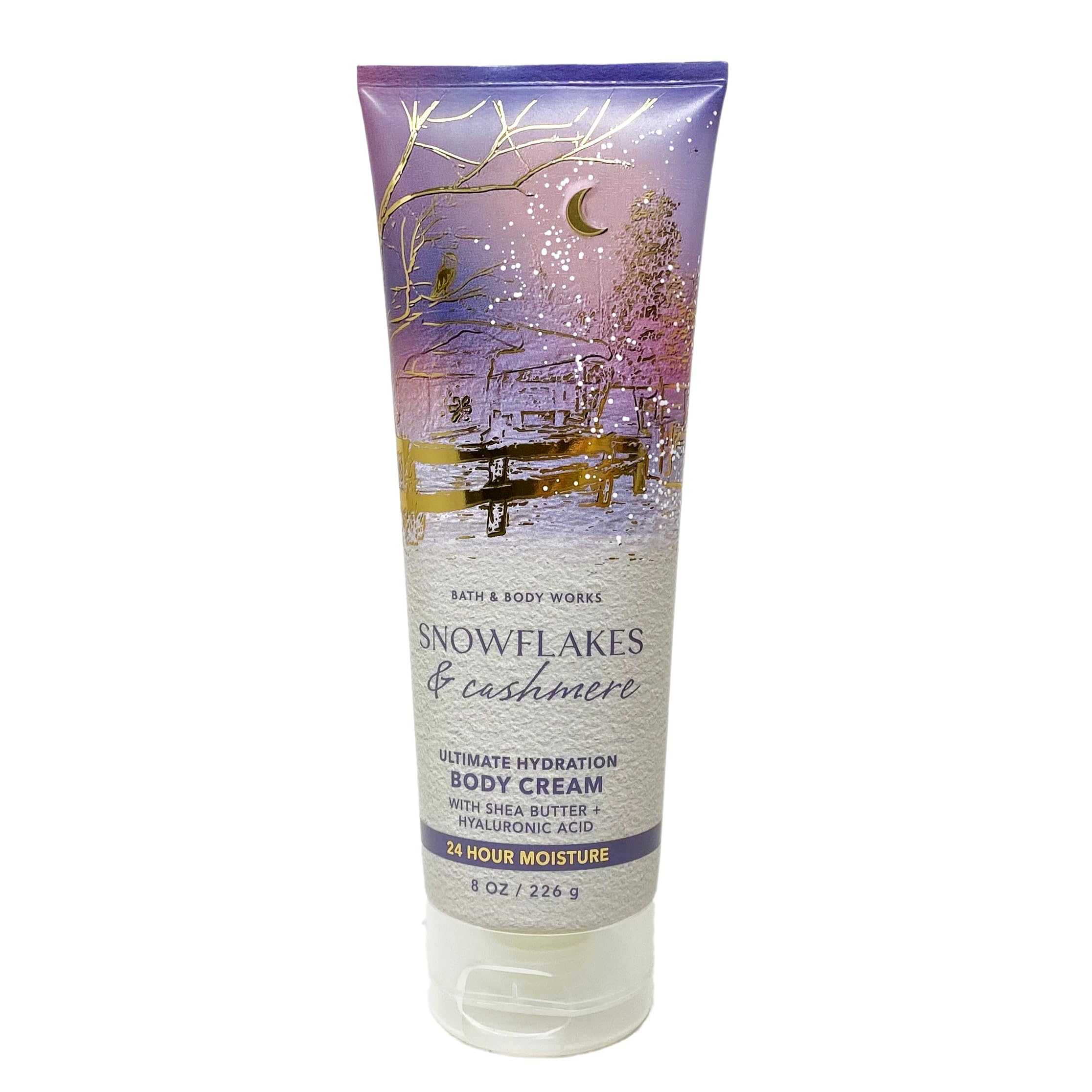 Bath & Body Works Fragrance Gift Set - Snowflakes Cashmere Mist, 16 Fl Oz, Purple