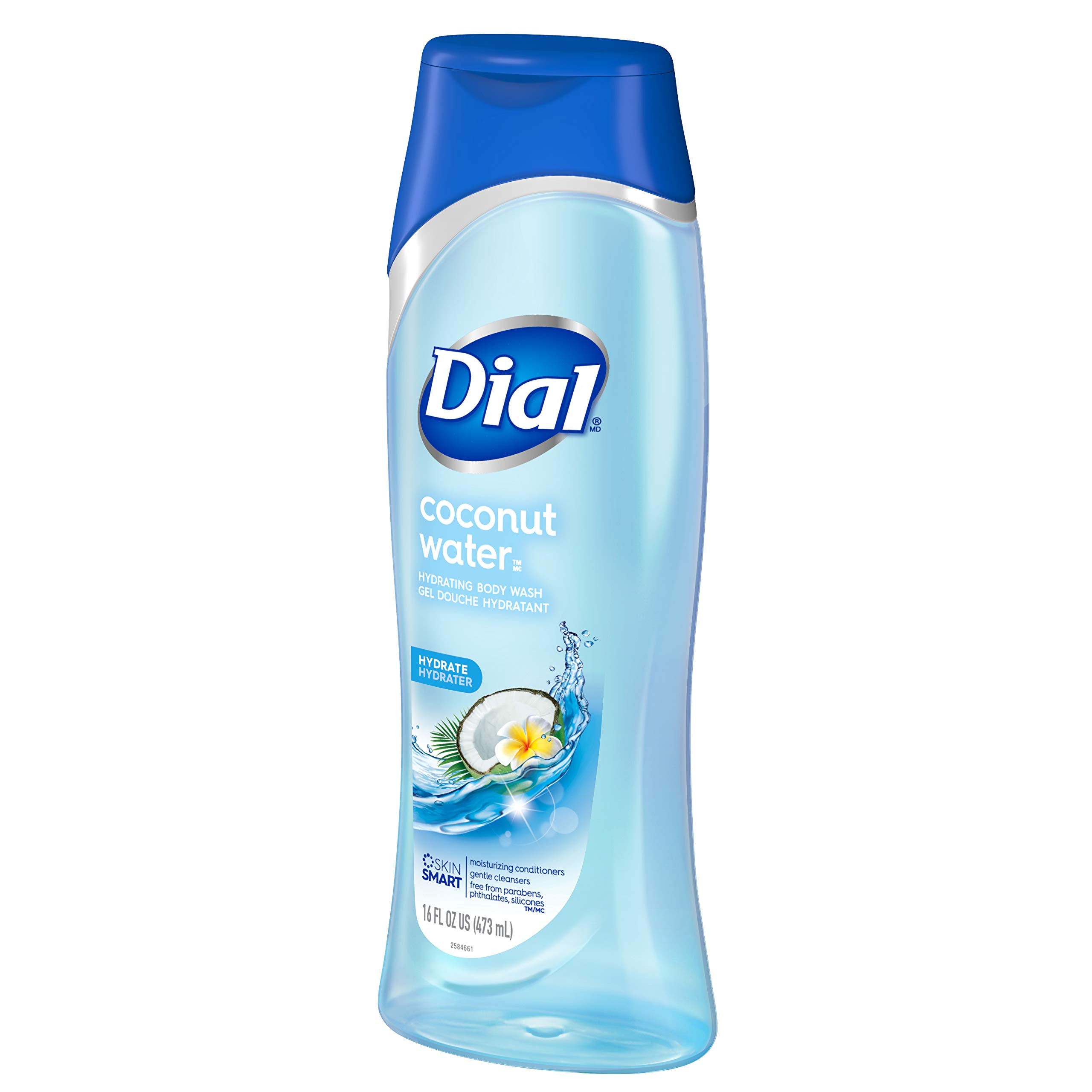 Dial Body Wash Coconut Water And Bamboo Leaf Extract, 16 Ounce (Pack Of 3)
