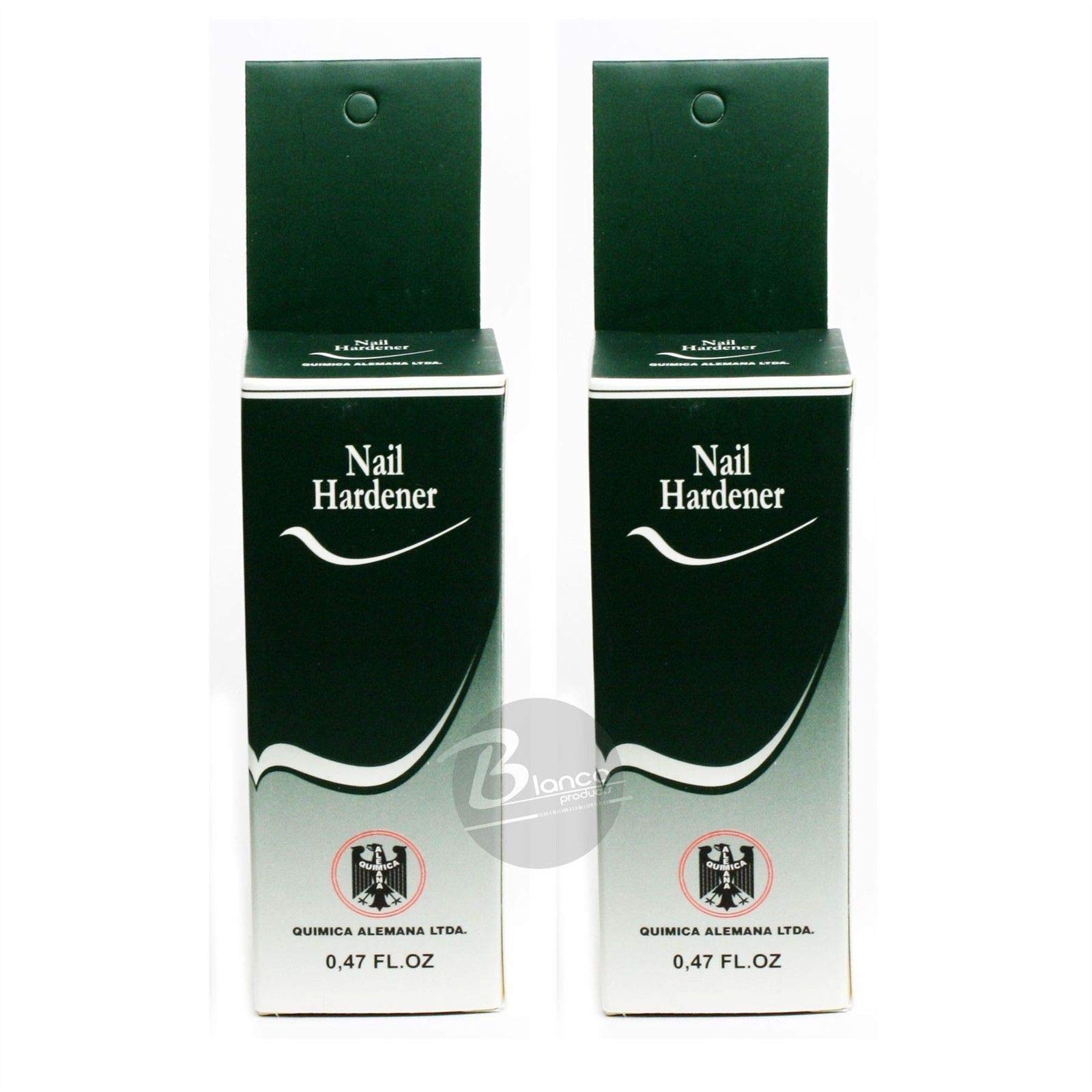 Química Alemana Nail Hardener - 0.47 Fl Oz (Pack of 2) - Strengthening Formula for Stronger Nails