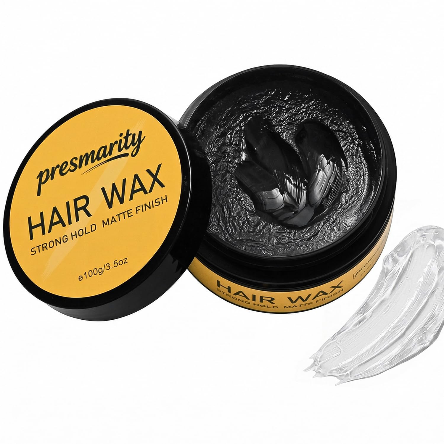 presmarity Hair Wax for Men,Strong Hold with Natural Matte Finish, 3.5 oz