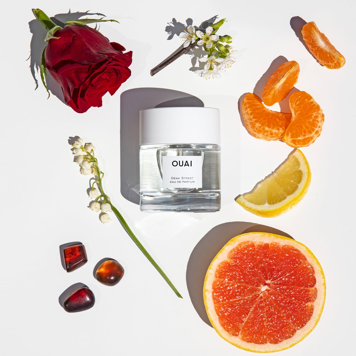 OUAI Dean Street Eau de Parfum - Fresh Floral Scent with Citrus & Magnolia - 1.7 Fl Oz