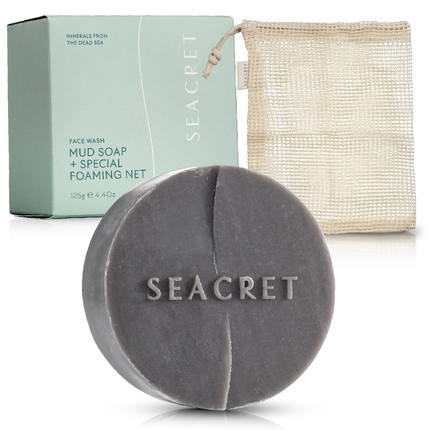 SEACRET Mud Soap with Foaming Net