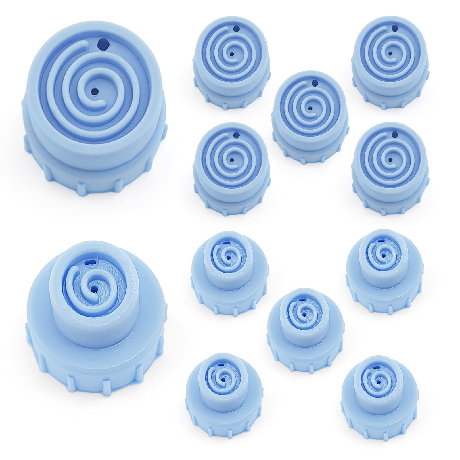 Face Care Skin Beauty Set Spare Parts Water Scrub Silicone Tips (12 Pcs Small And Large Vortex)