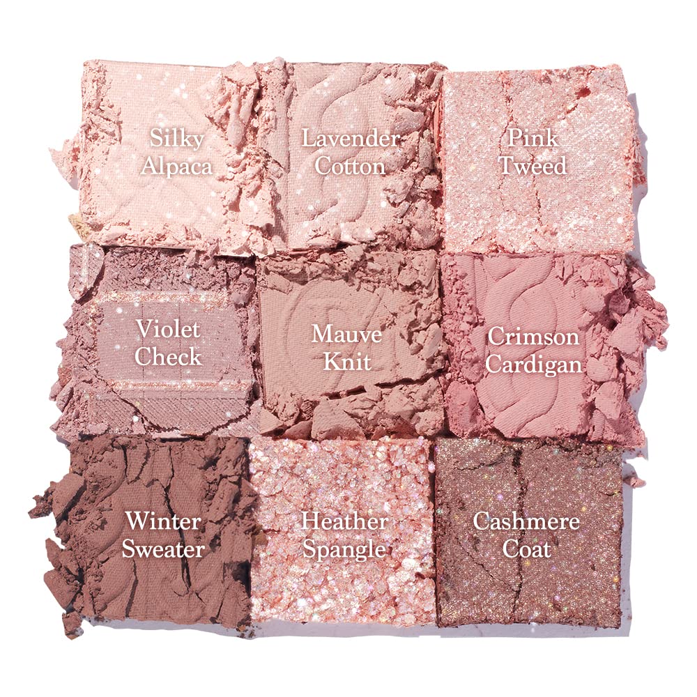 Dasique Shadow Palette #16 Violet Knit 8.6G I 9 Blendable Shades In Smooth Matte And Shimmer Finishes With Gorgeous Pearls | Eye