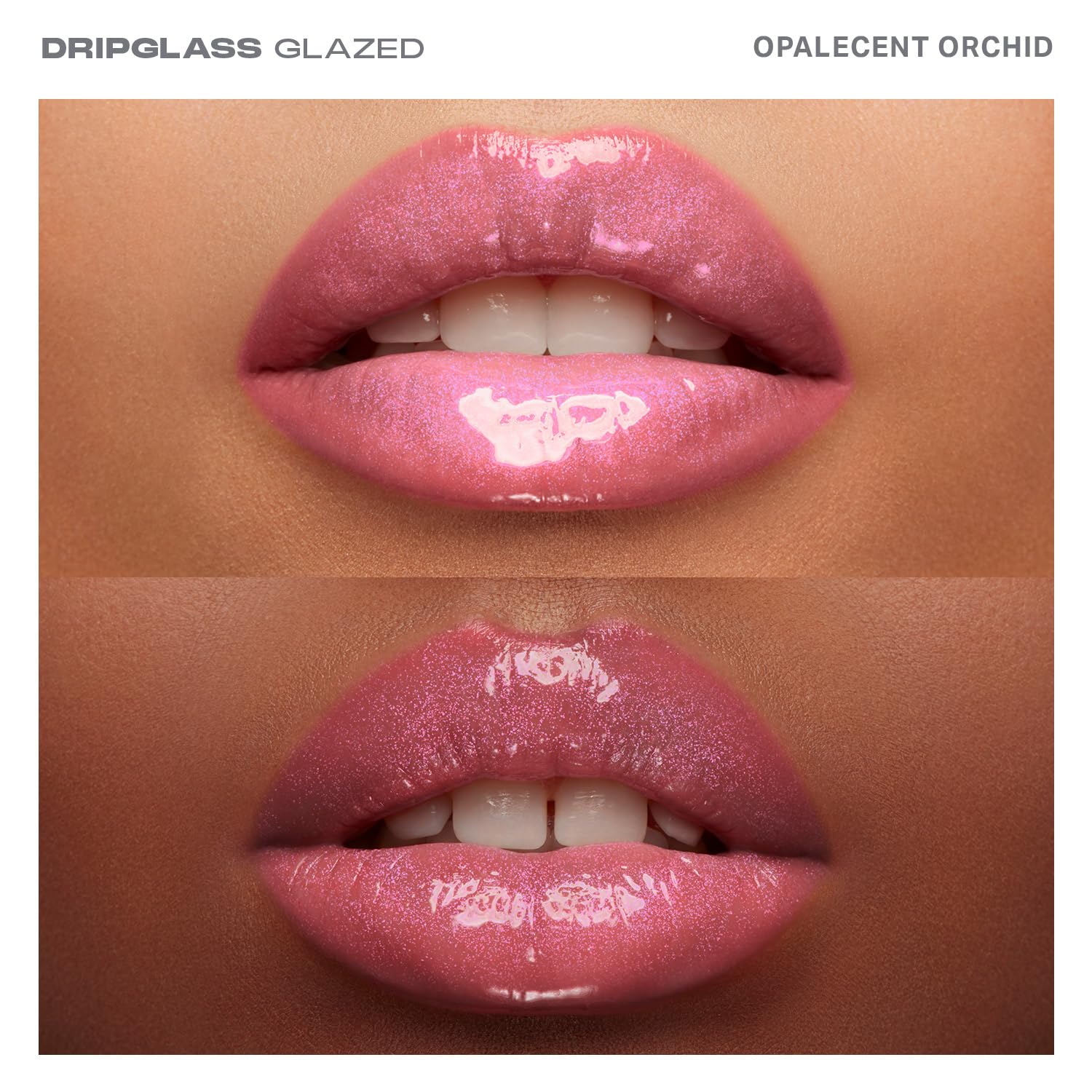 Morphe Dripglass High Shine Lip Gloss - Glazed, Semi-Sheer & Nourishing Lip Makeup - Buildable Formula Infused with Plant-Derive