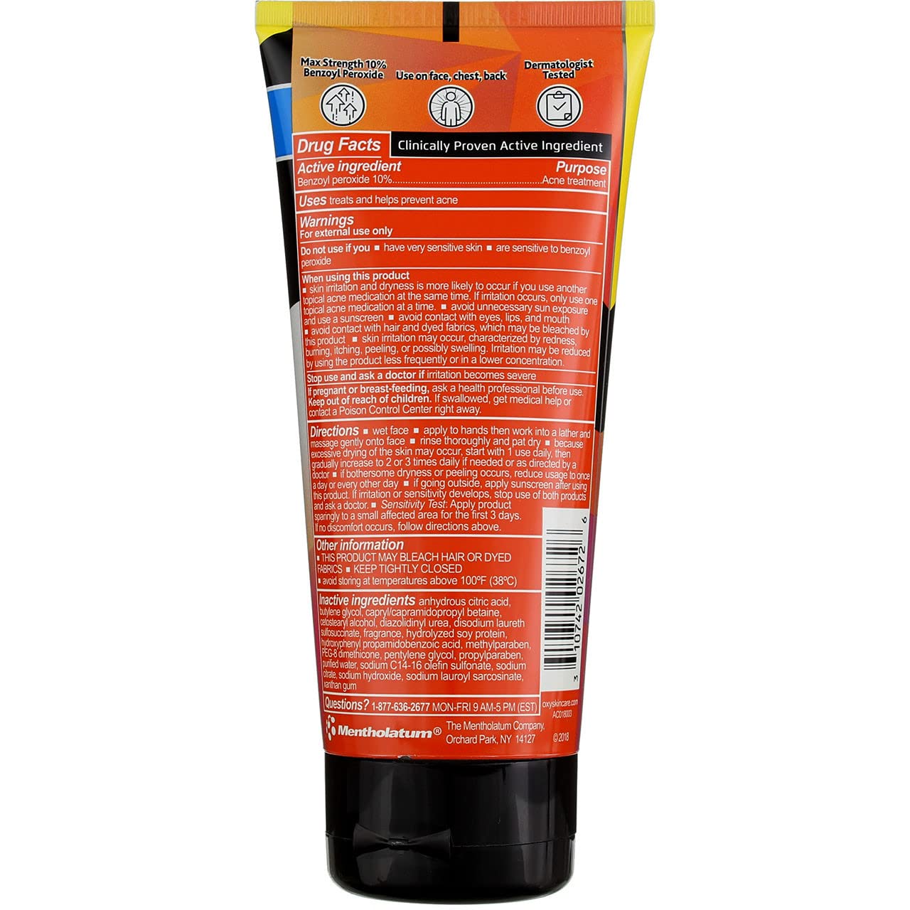 Oxy Acne Cleanser Maximum Strength 5 Ounces (Pack Of 3)