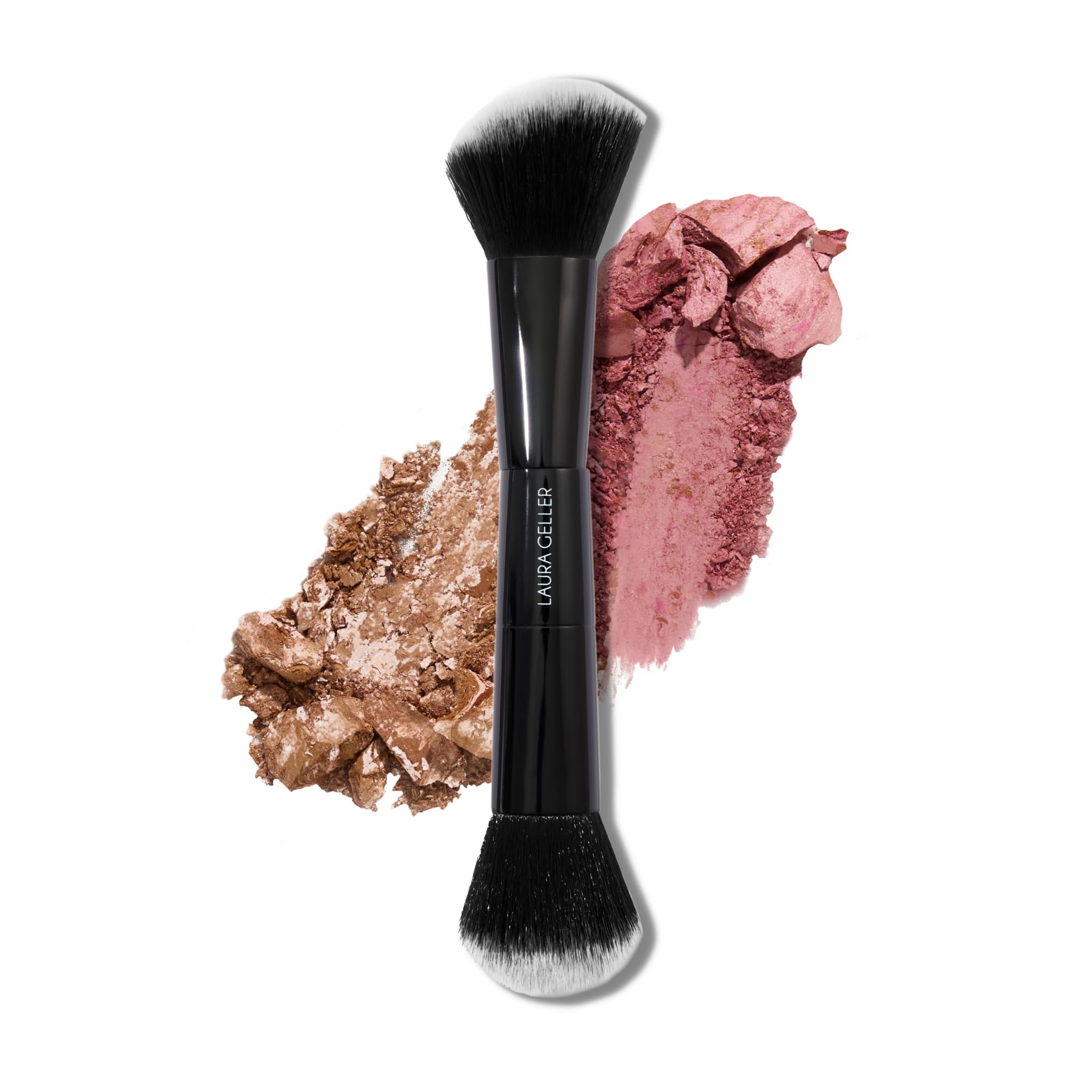LAURA GELLER NEW YORK DualEnded Blush + Bronzer Brush  Blush Bronzer Contour Face Makeup Brush