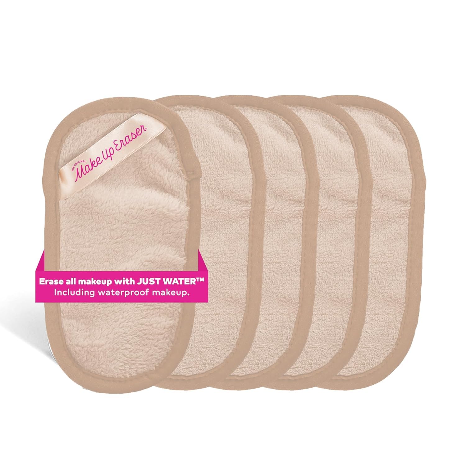 The Original MakeUp Eraser Mini PRO 5-pack, Erase All Makeup With Just Water, Including Waterproof Mascara, Eyeliner, Foundation