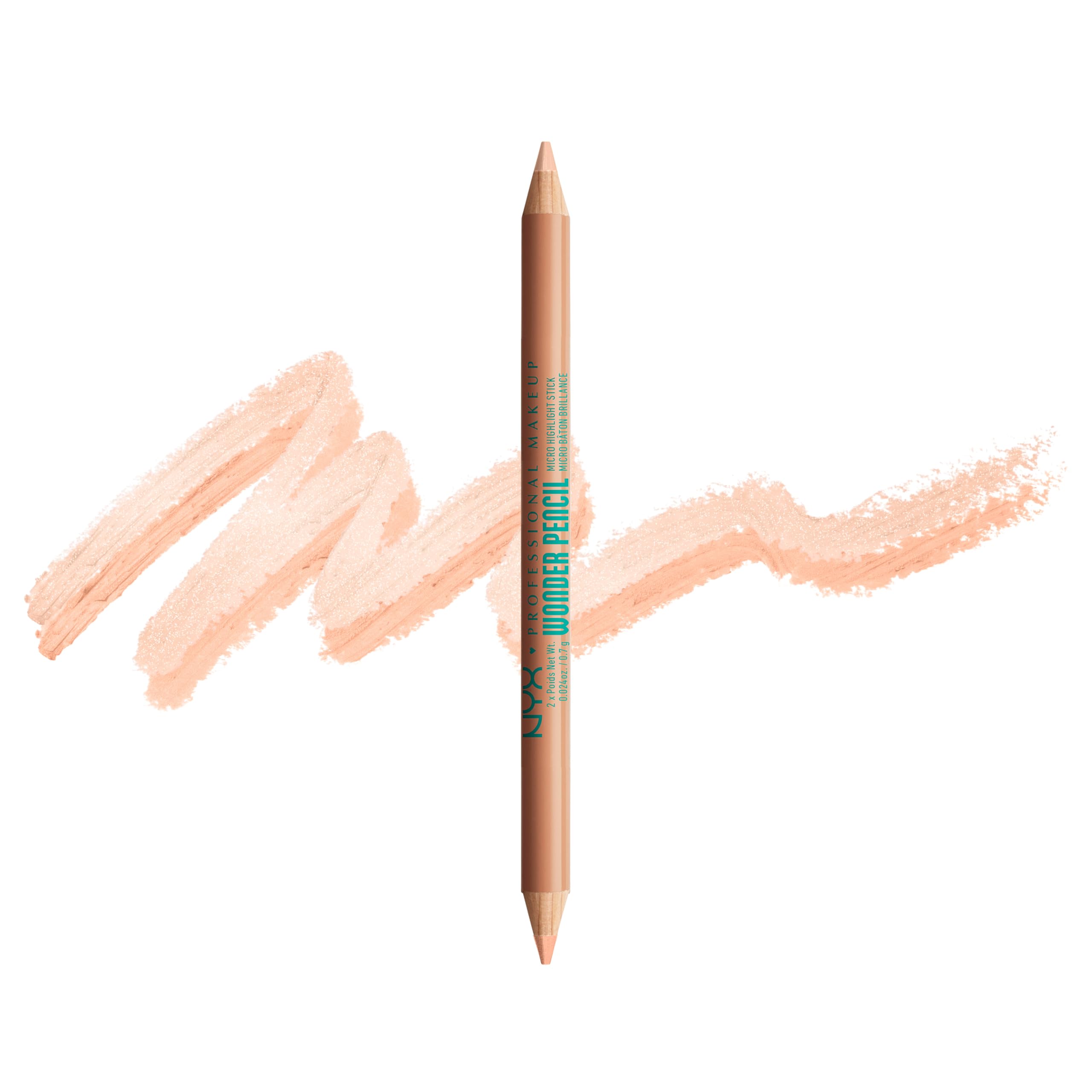 NYX PROFESSIONAL MAKEUP Wonder Pencil, Multi-Use Micro Highlighter & Concealer Stick - Medium Peach