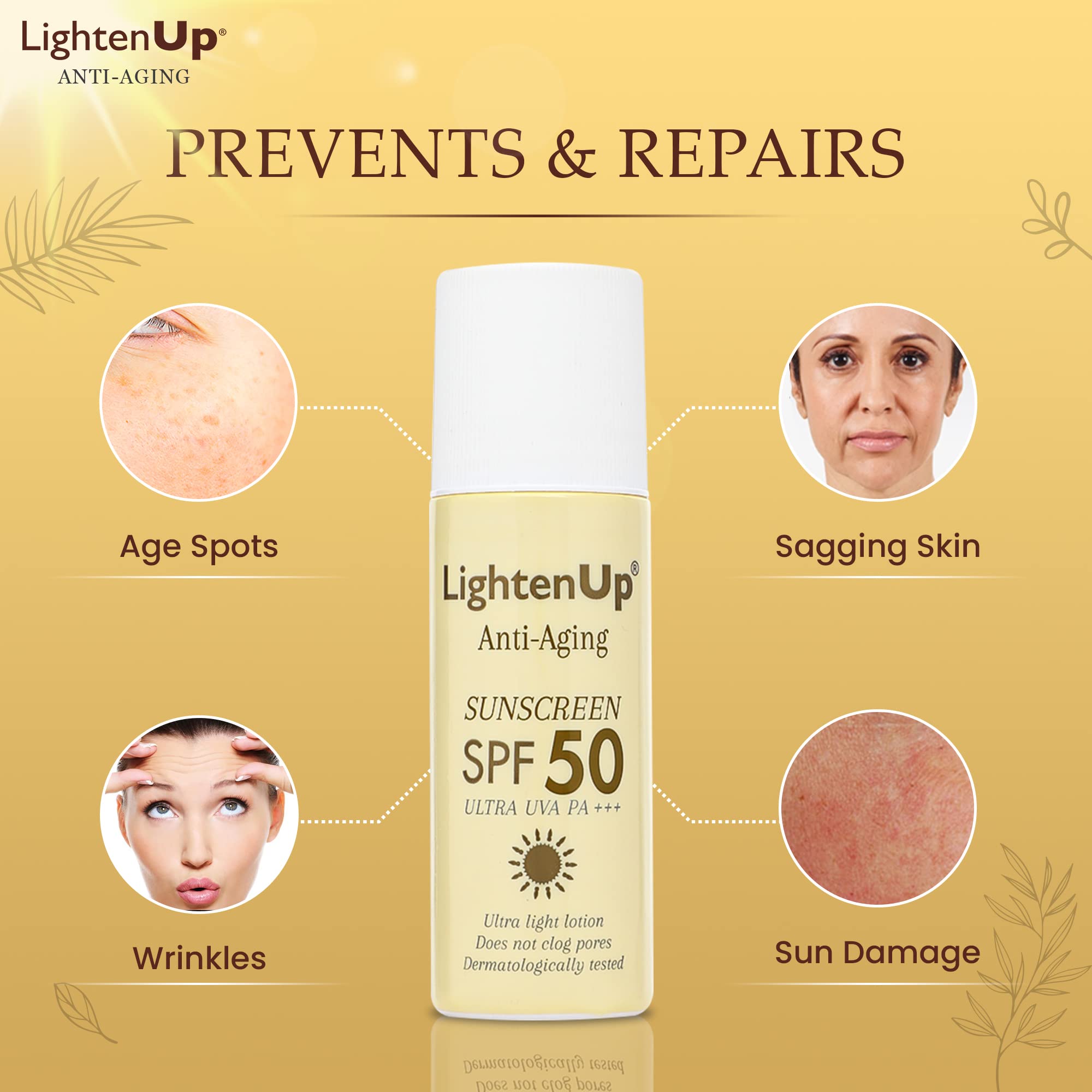 Lightenup Anti-Aging Sunscreen Spf 50