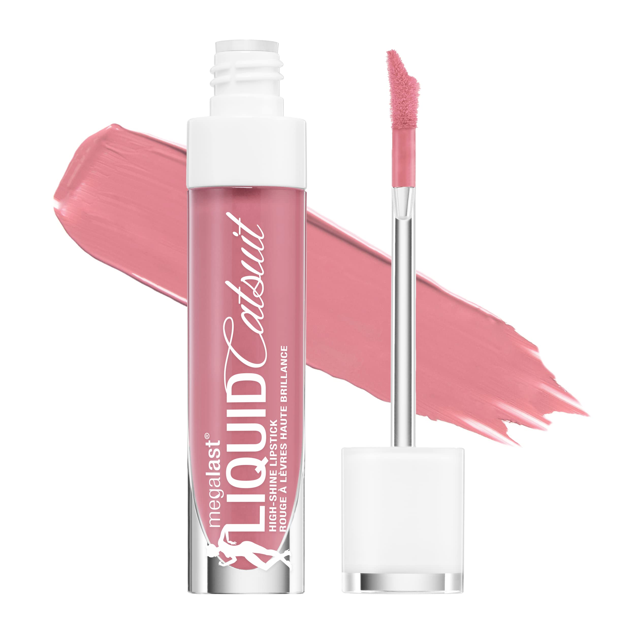 Wet N Wild Megalast Catsuit High-Shine Liquid Lipstick Pink Flirt Alert