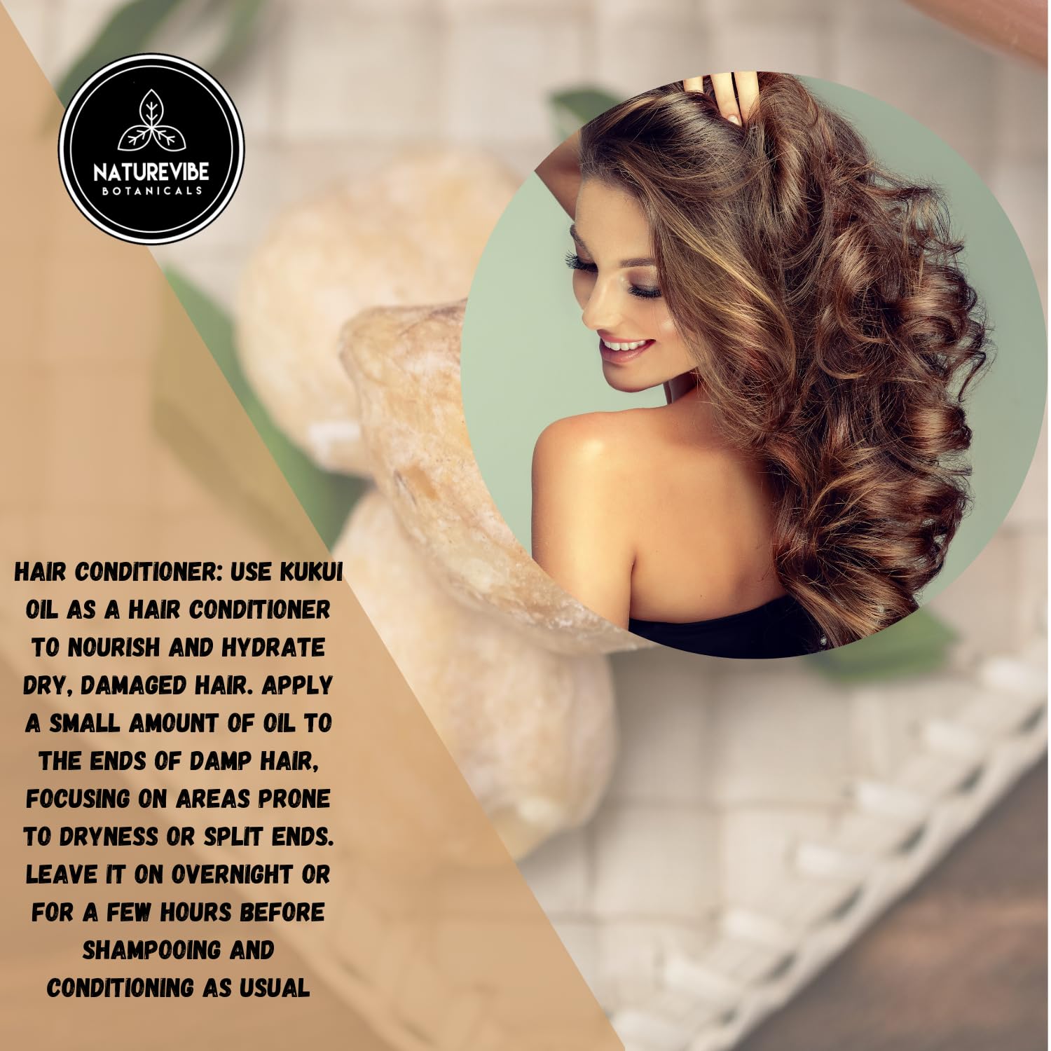 Naturevibe Botanicals Kukui Nut Oil 32 Ounces | 100% Pure And Natural | Great For Skin Care And Hair Care