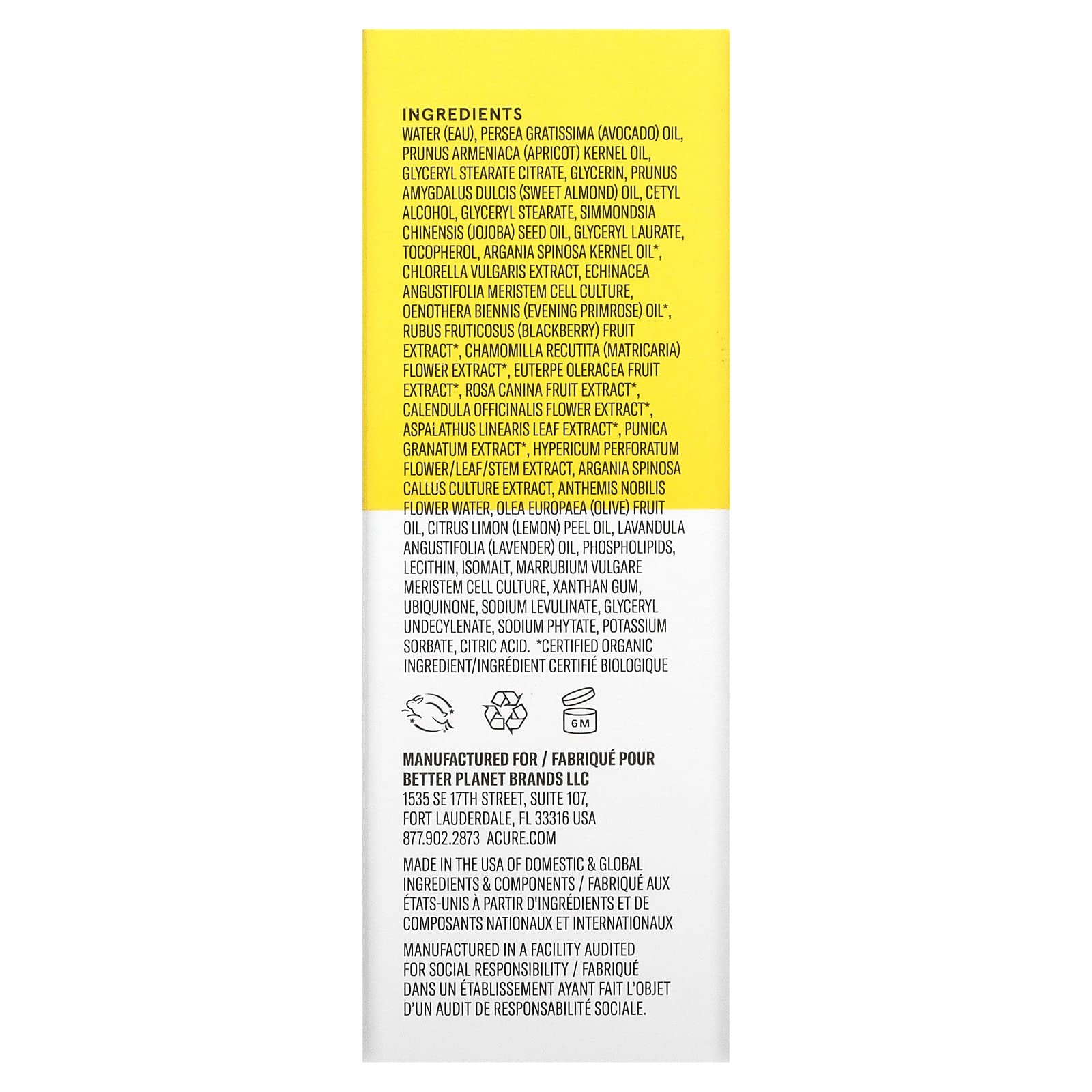 Acure Acure Brightening Night Cream, 1.7 Fl Oz (50 Ml) (Pack Of 2)
