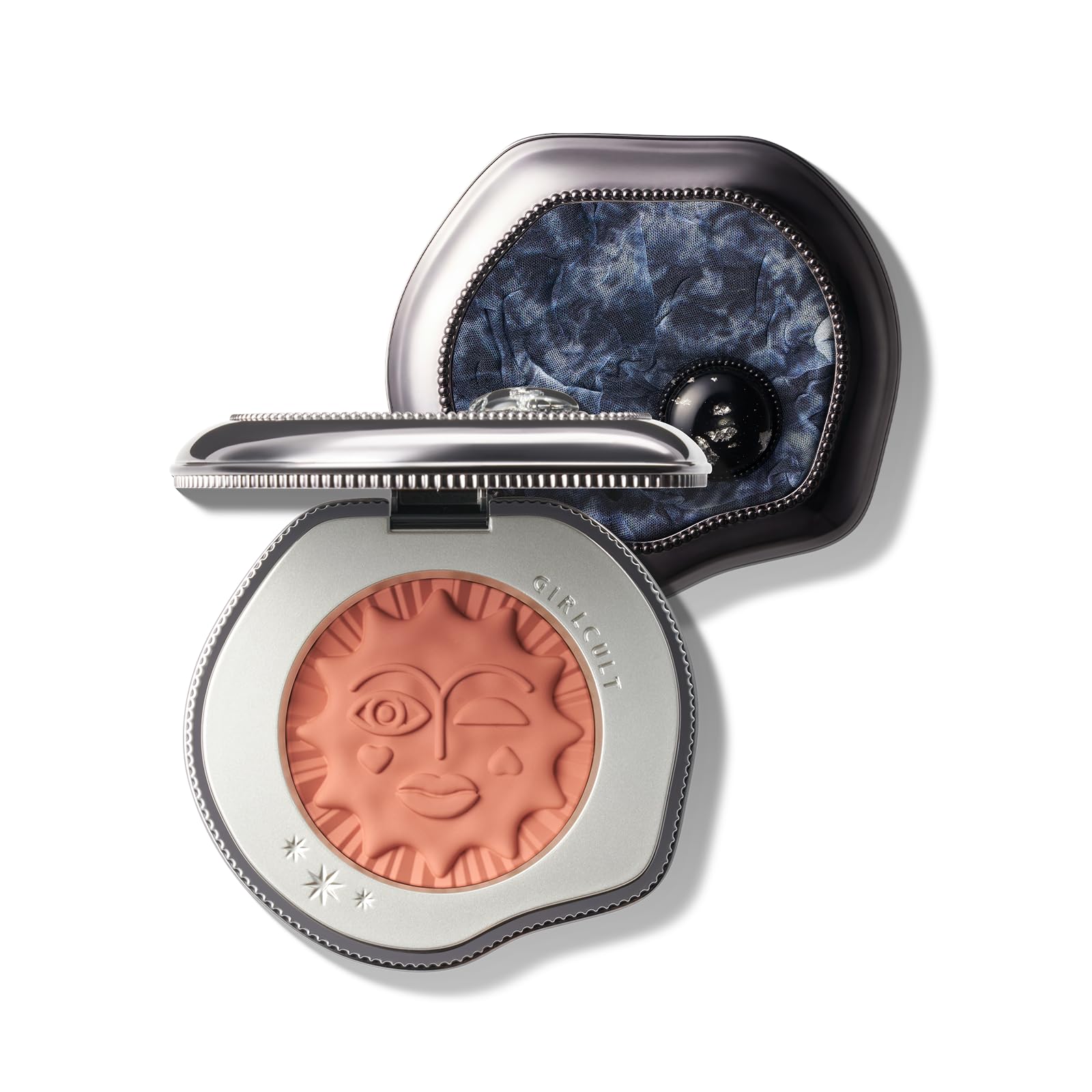 GIRLCULT Cream to Powder Blush, Peach Apricot, MultiUse Makeup