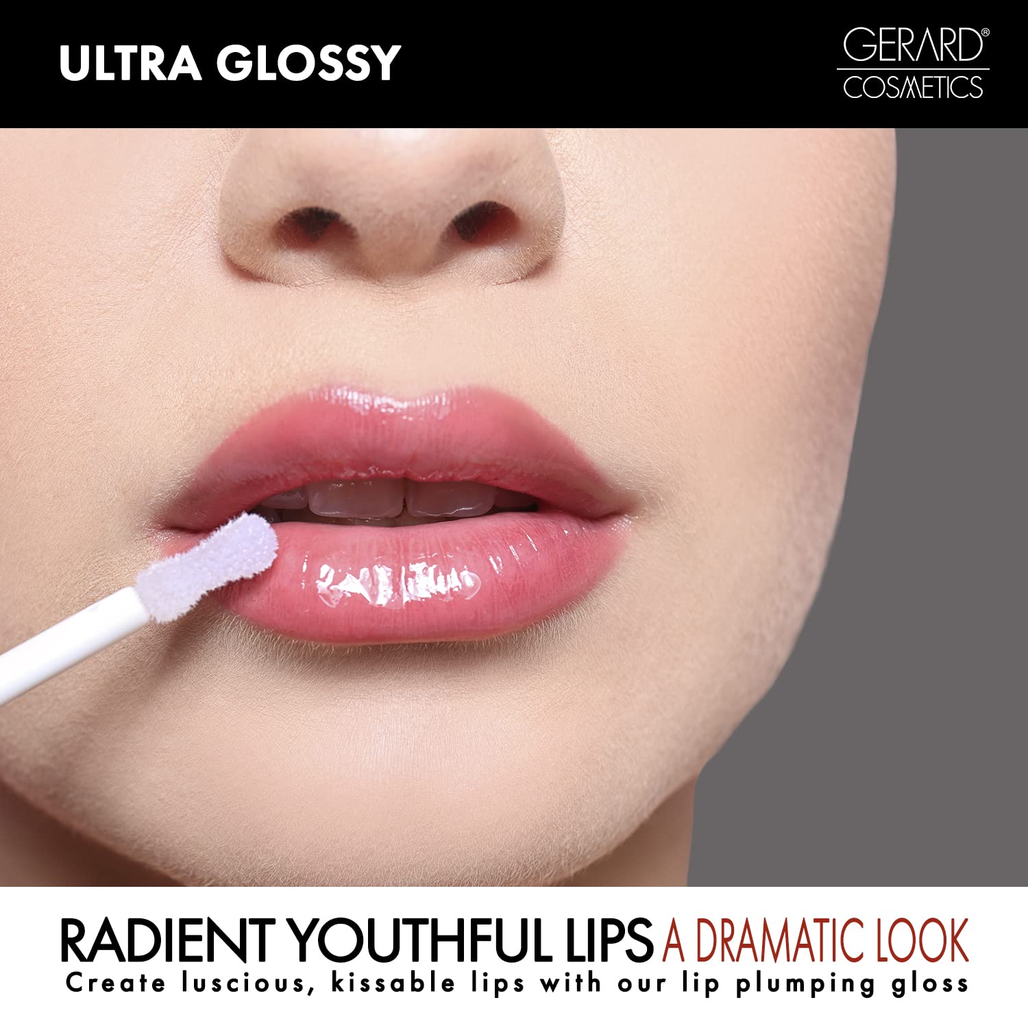 Gerard Cosmetics Kiss Assist Lip Plumper | Hydrating, Shiny Lip Plumper Lip Gloss for Full, Plump Lips | Made with Avocado Oil a
