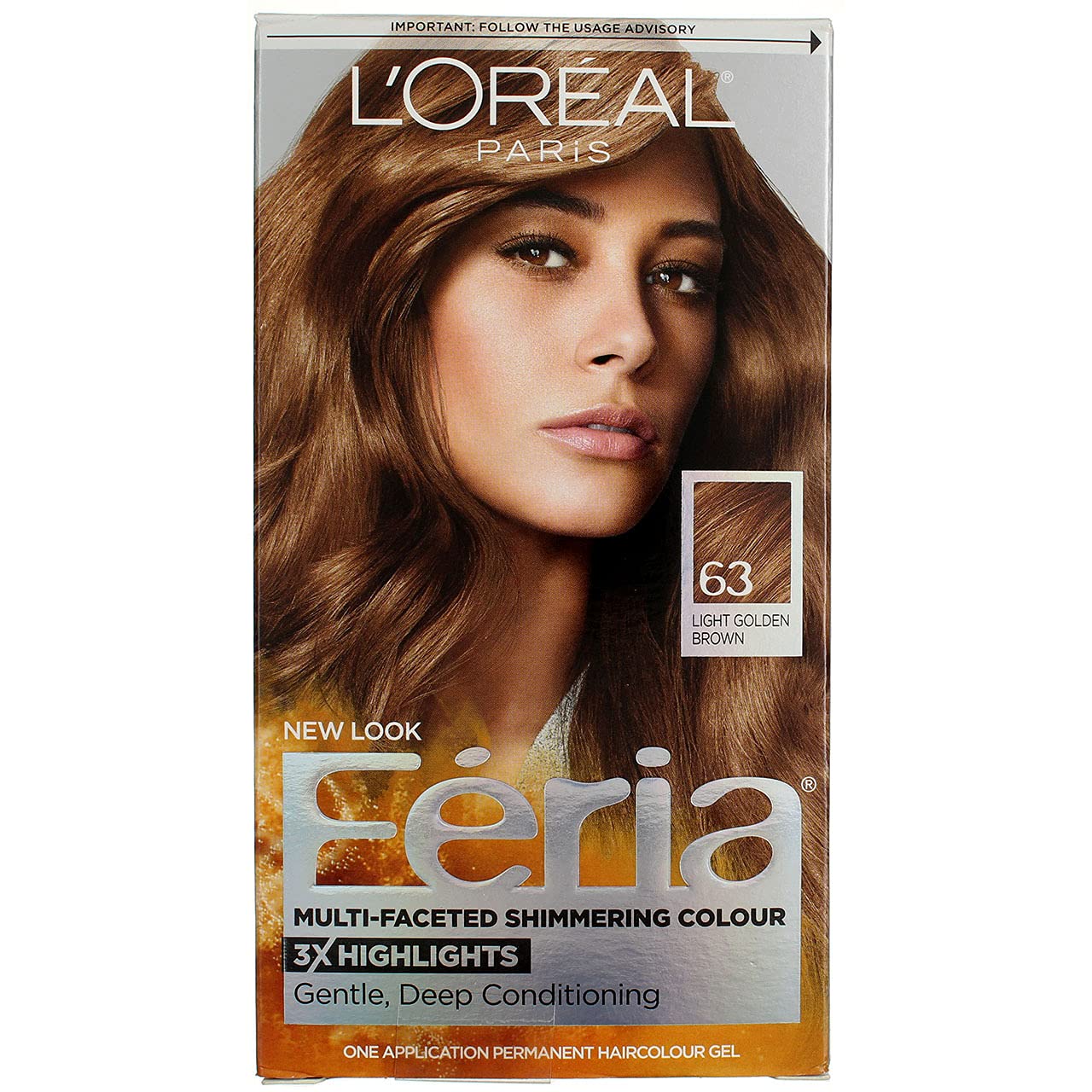 Feria Sparkling Amber Haircolor #63, 1 Ct