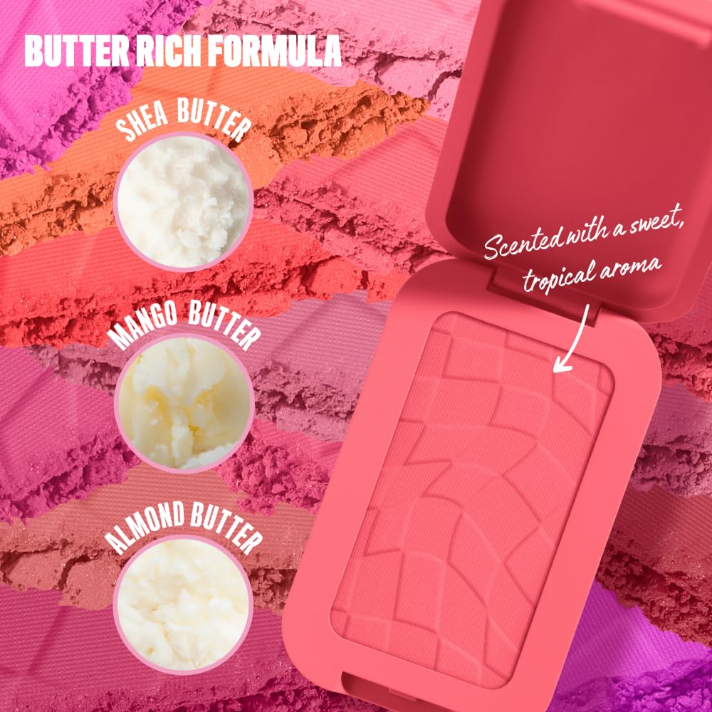 NYX PROFESSIONAL MAKEUP Buttermelt Powder Blush, Fade and Transfer-Resistant Blush, Up to 12HR Make Up Wear, Vegan Formula - U K