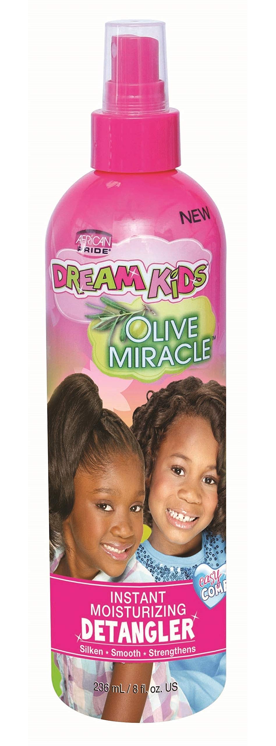 African Pride Dream Kids Olive Miracle Detangler 8 Ounce (235Ml) (3 Pack)