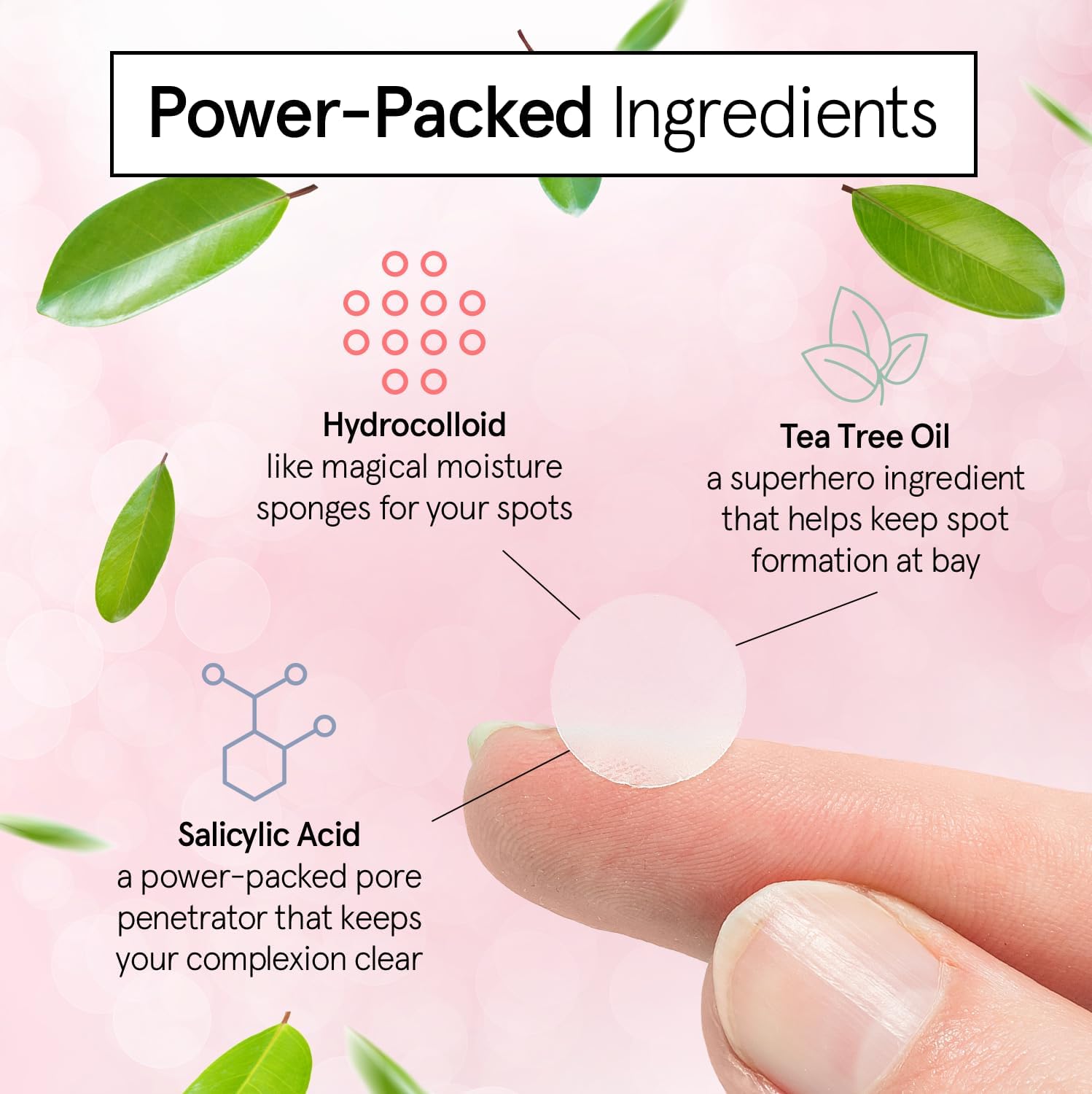 Grace & Stella Pimple Patches For Face (Round, 36 Count) - Hydrocolloid Acne Patches For Face - Dermatologist Tested, Vegan, Cru
