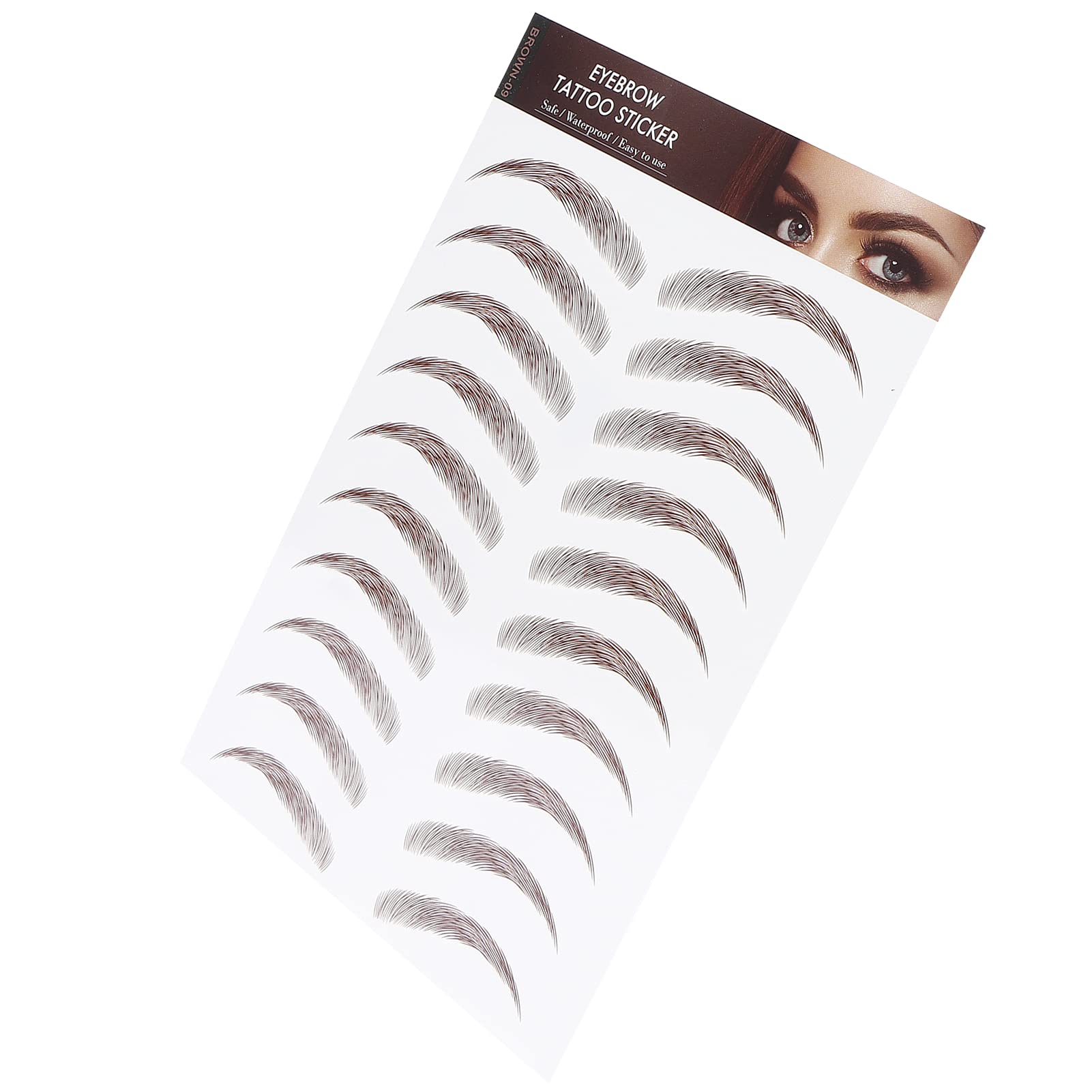 Eyebrow Tattoos Stickers Professional Waterproof Eyebrow Grooming Shaping Tattoo Sticker Eyebrow Transfer Sticker For Women(Brow