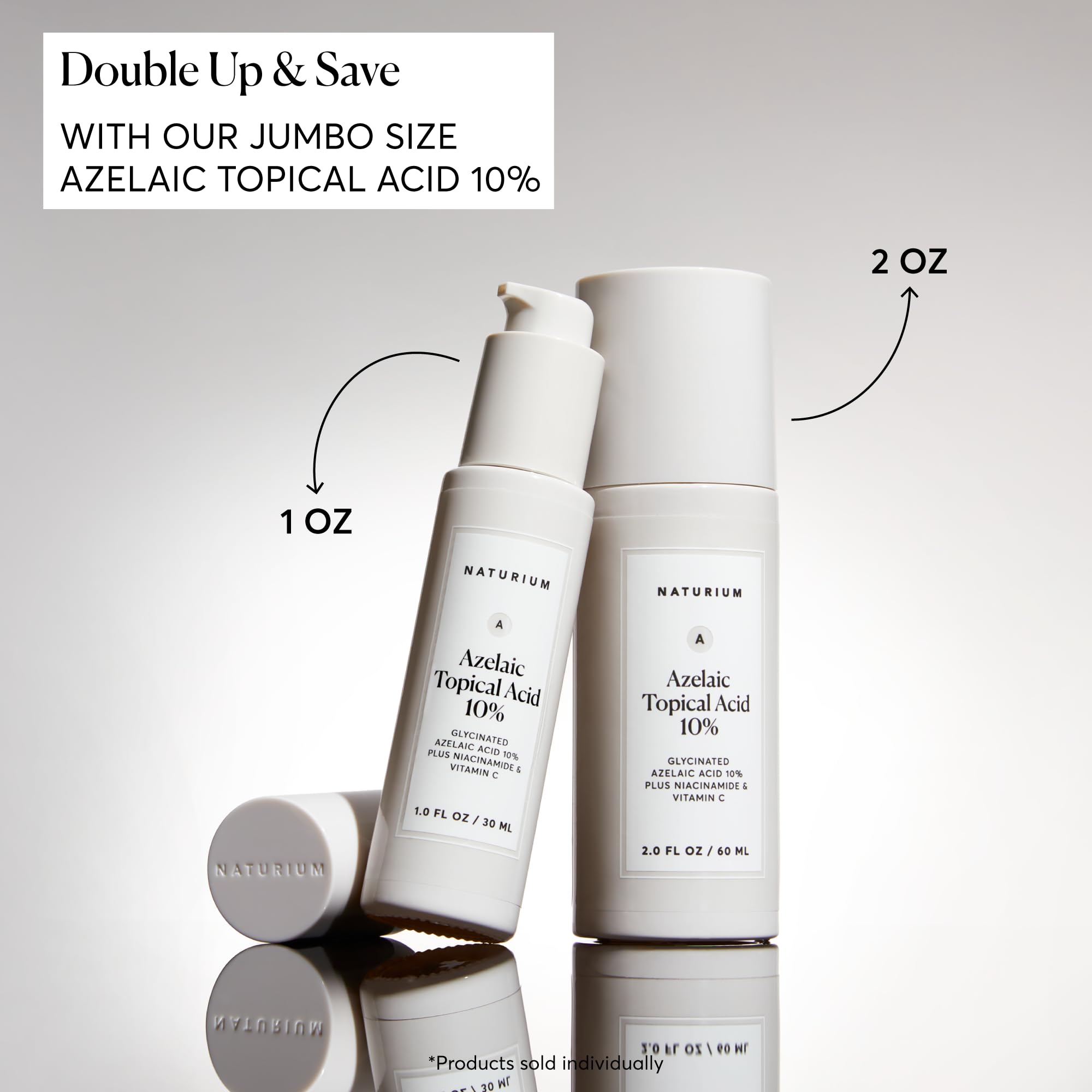 Naturium Azelaic Topical Acid 10%, Brightening Face & Skin Care Treatment With Niacinamide & Vitamin C, 2 Oz