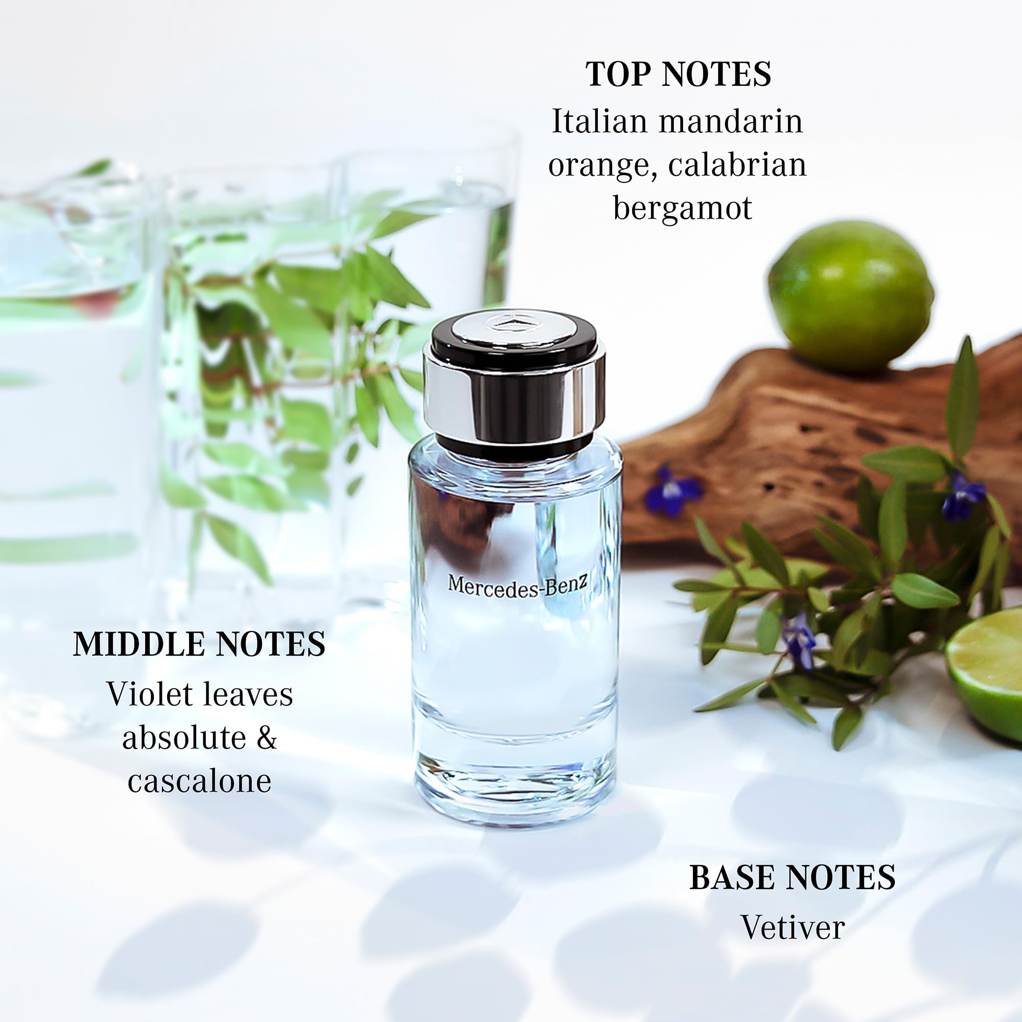 Mercedes-Benz For Men - Elegant Fragrance With Woody, Sensual Musky Notes - Mesmerize The Senses With Original Luxury Menas Eau