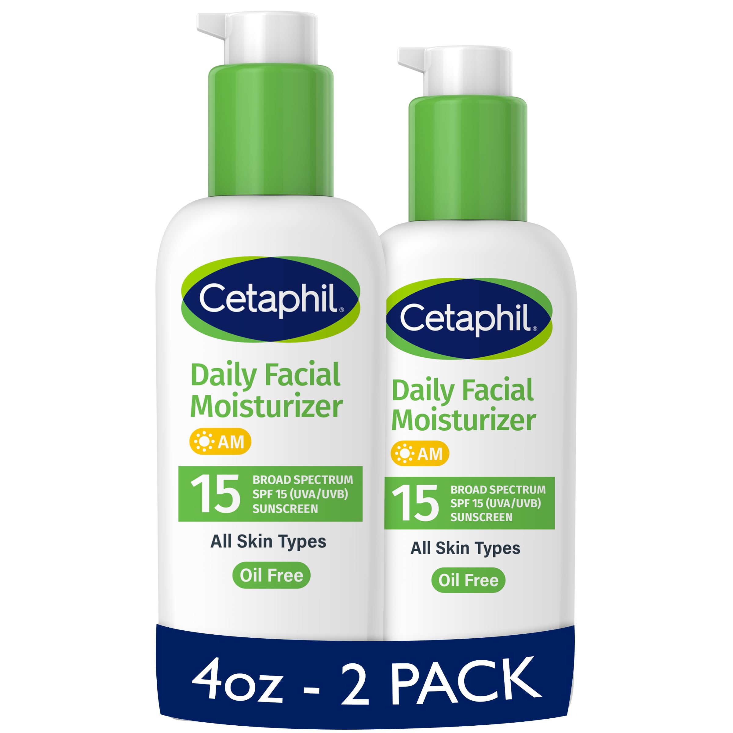 Cetaphil Daily Facial Moisturizer Spf 15 , 4 Fl Oz , Gentle Facial Moisturizer For Dry To Normal Skin Types , No Added Fragrance