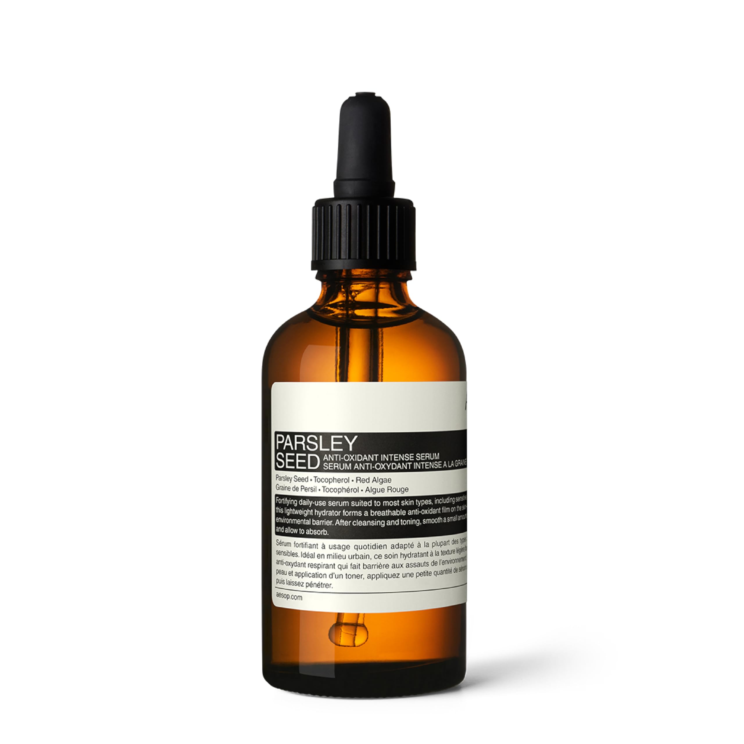 Aesop Parsley Seed Anti-Oxidant Intense Facial Serum with Vitamin E | Lightweight Daily Serum to Fortify and Protect the Skin | 