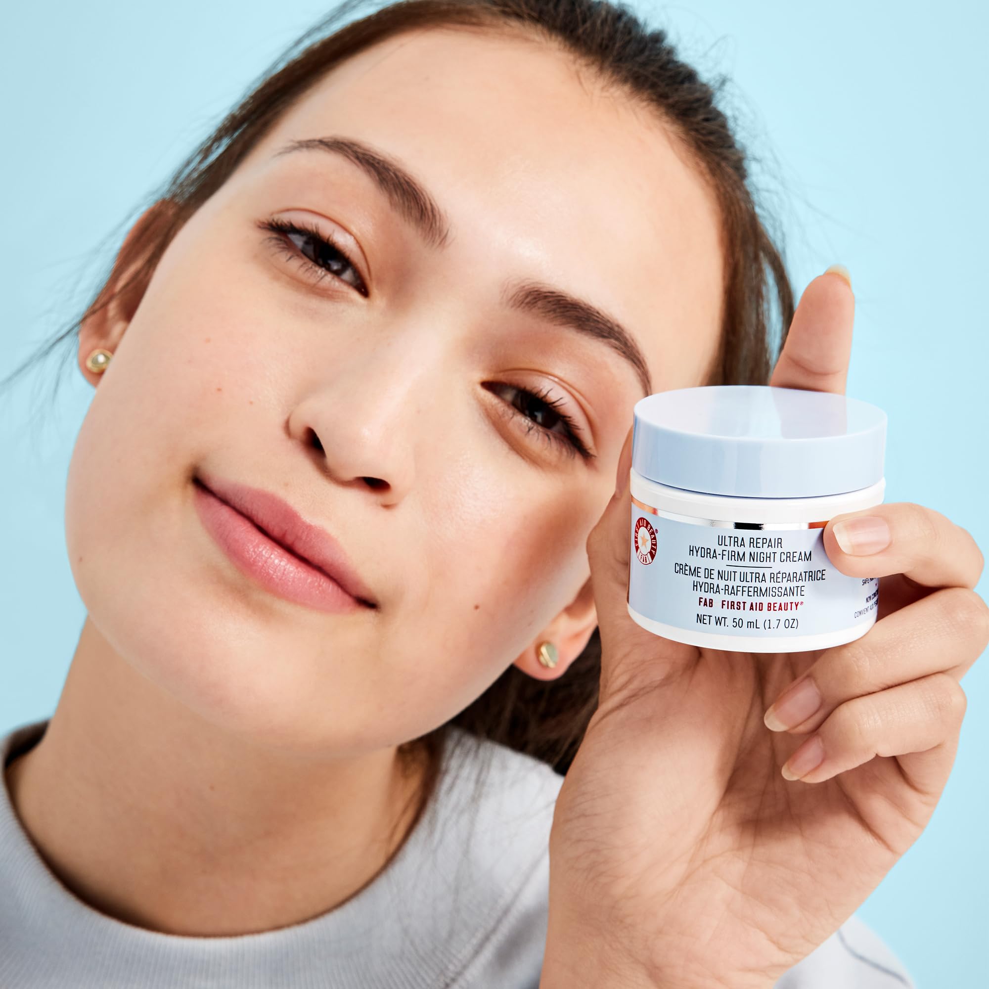 First Aid Beauty Ultra Repair Hydra-Firm Night Cream, Intense Nighttime Moisturizer - 1.7 Oz.