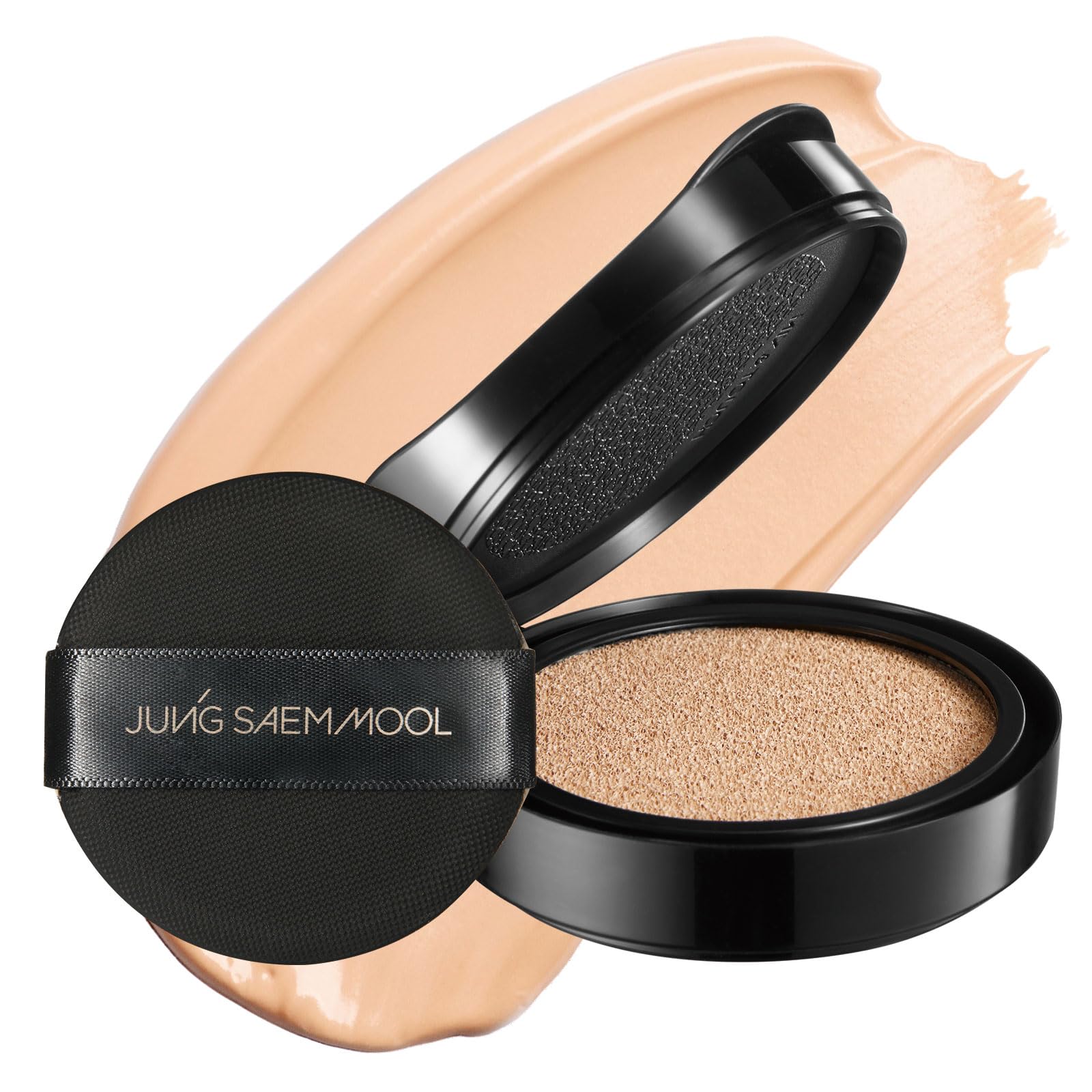 [JUNGSAEMMOOL OFFICIAL] Essential Skin Nuder Cushion (Pink Light) | Refill | Natural Finish | Buildable Coverage | Makeup Artist