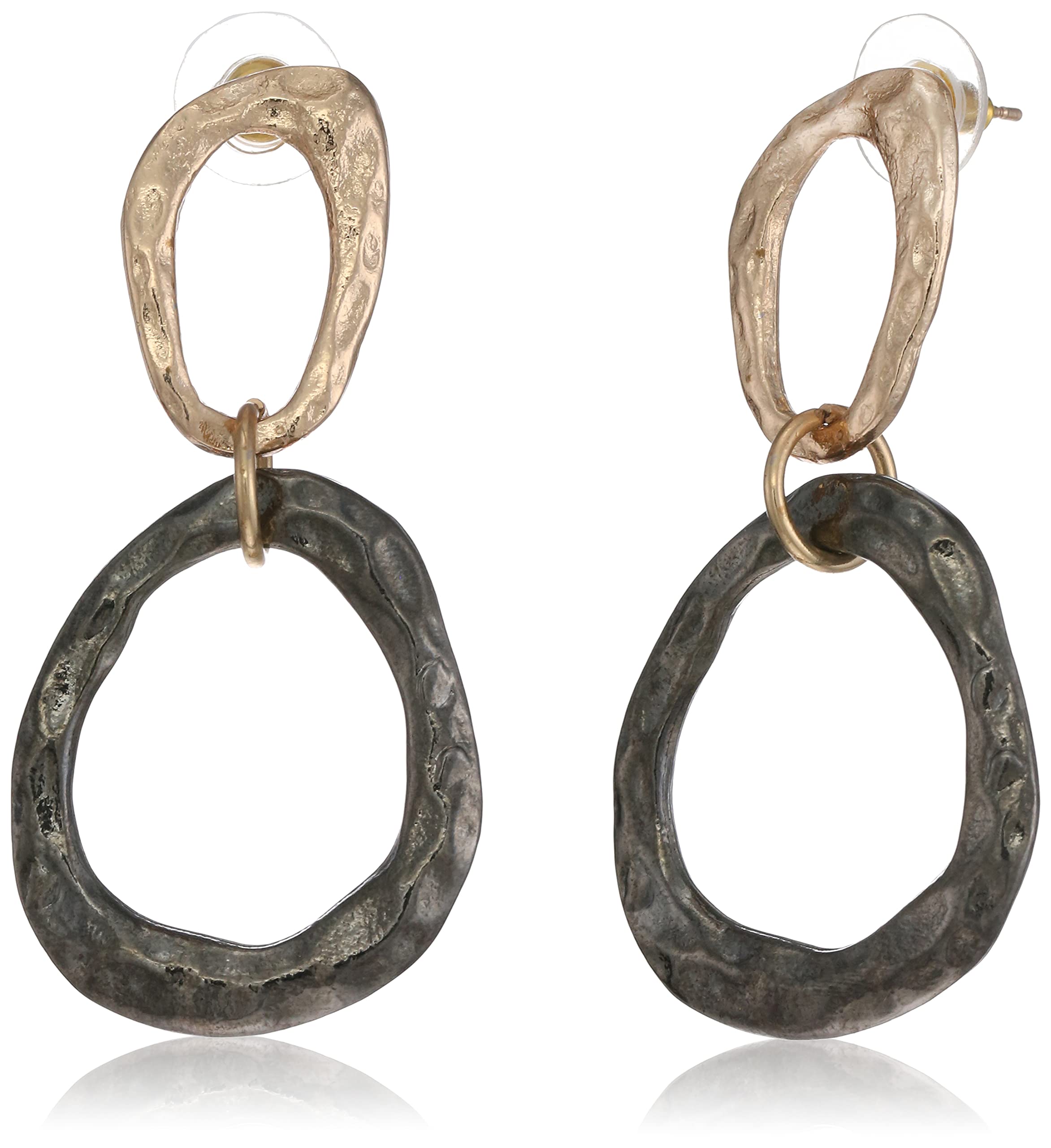 2Tone Metal Earring