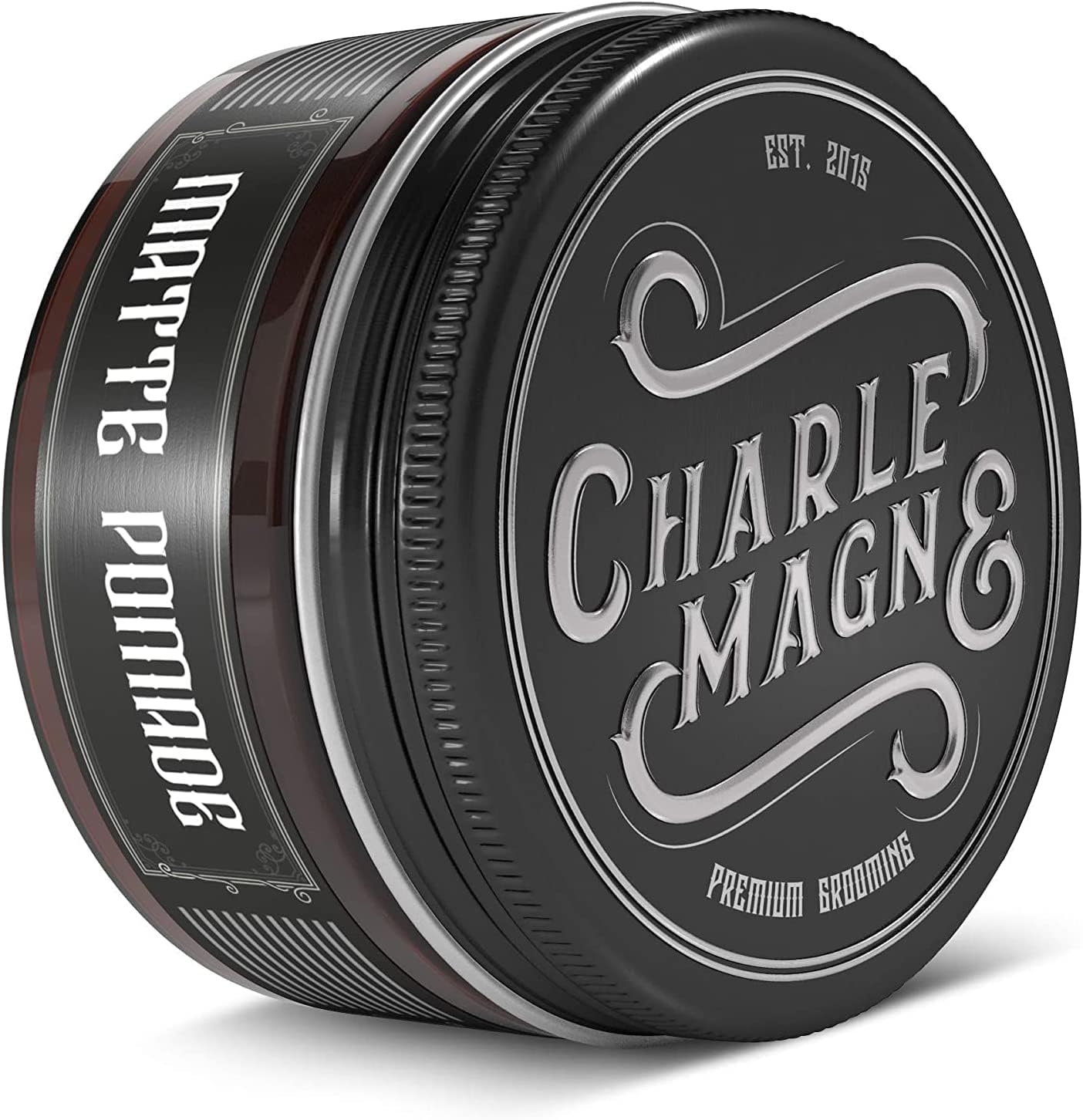 charlemagne Premium Matte Pomade - Strong Hold - Elegant Fragrance - Matt Look Finish for the Hair - Matt Hair Wax for MenMen -