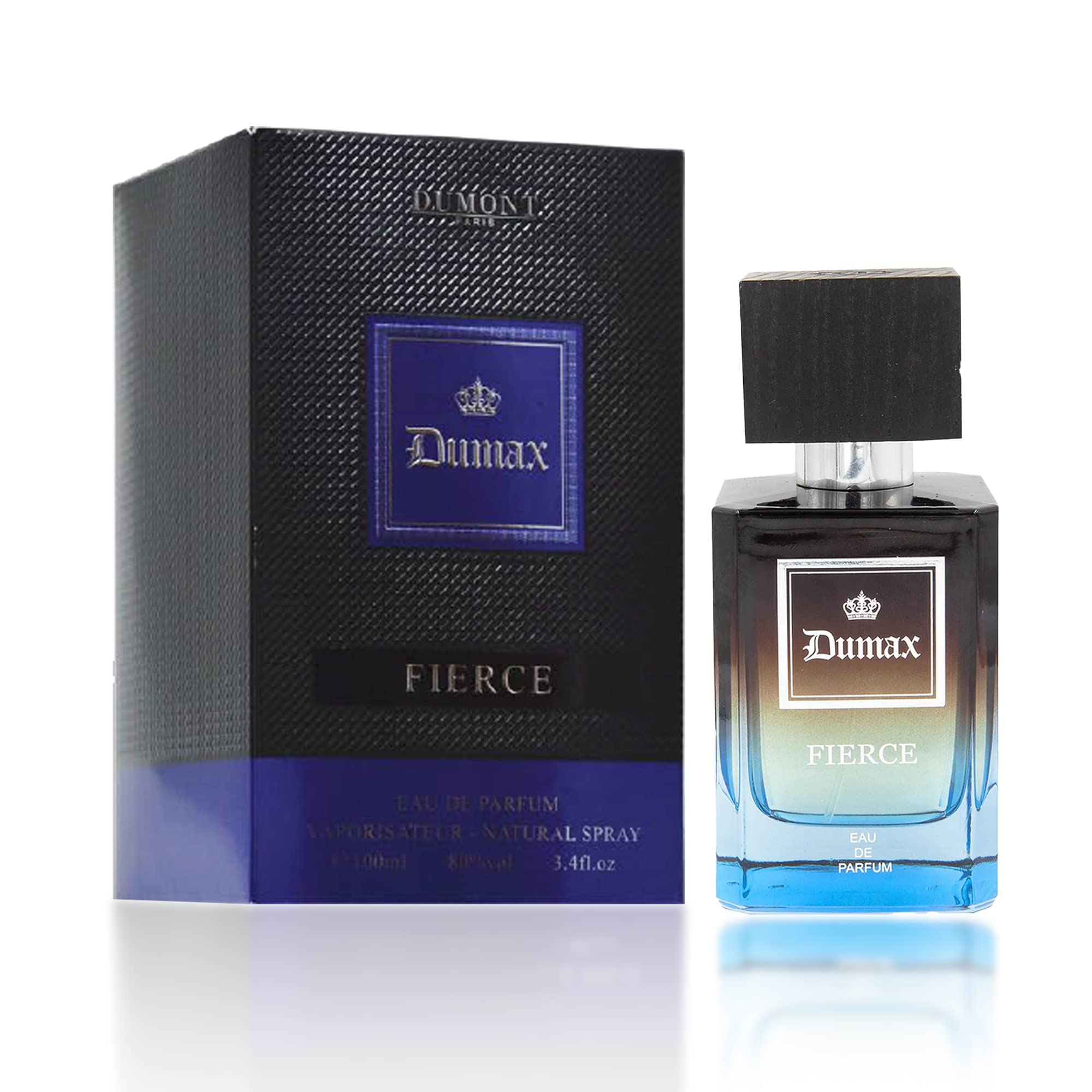 Dumont FIERCE - 3.4oz - Unisex Perfume for Men & Women - Spicy, Fruity & Musky Fragrances - Long Lasting Cologne Mist & Body Spr