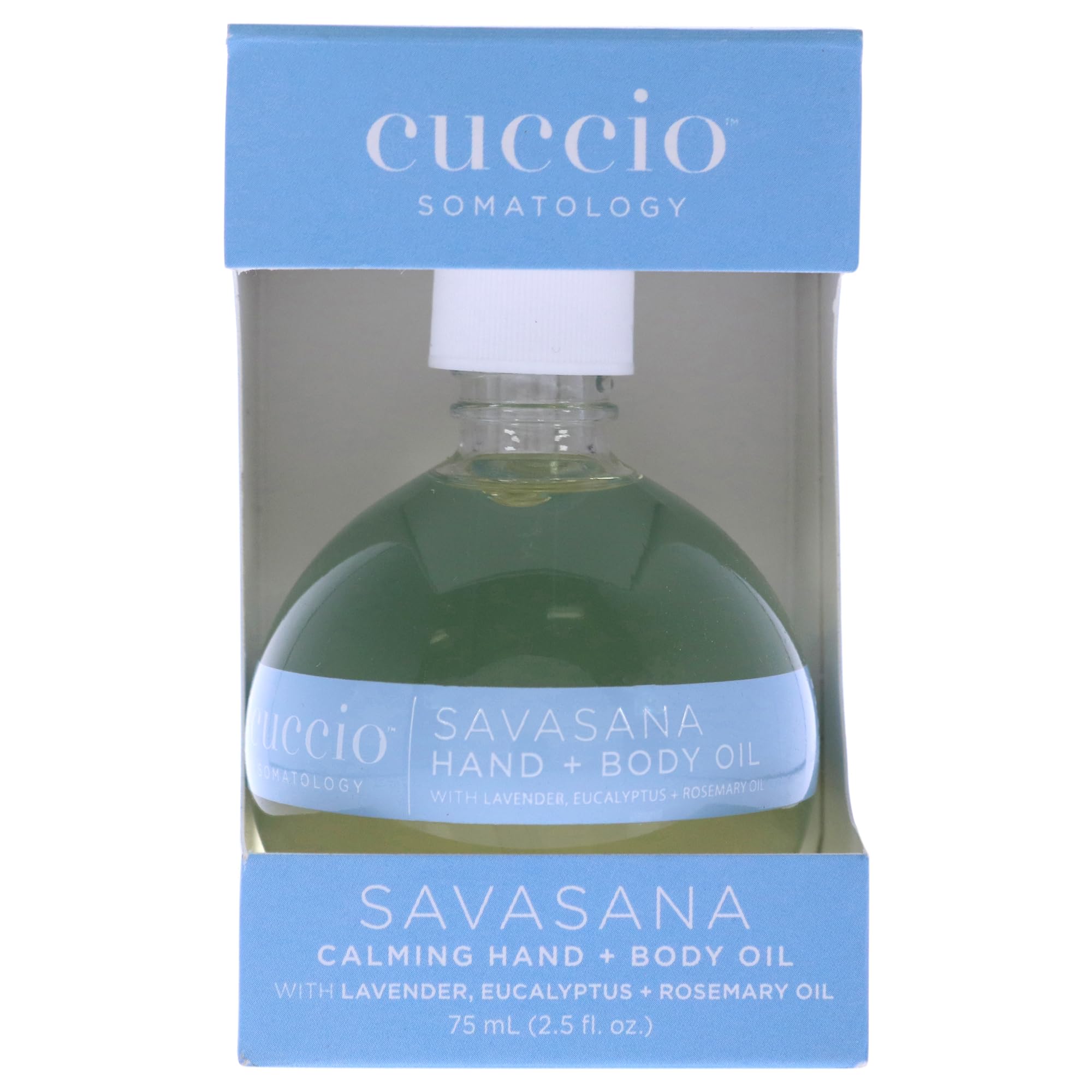 cuccio SOMATOLOGY Savasana Calming Hand and Body Oil - Intensely Moisturizing And Hydrating Blend - Made With Lavender, Eucalypt