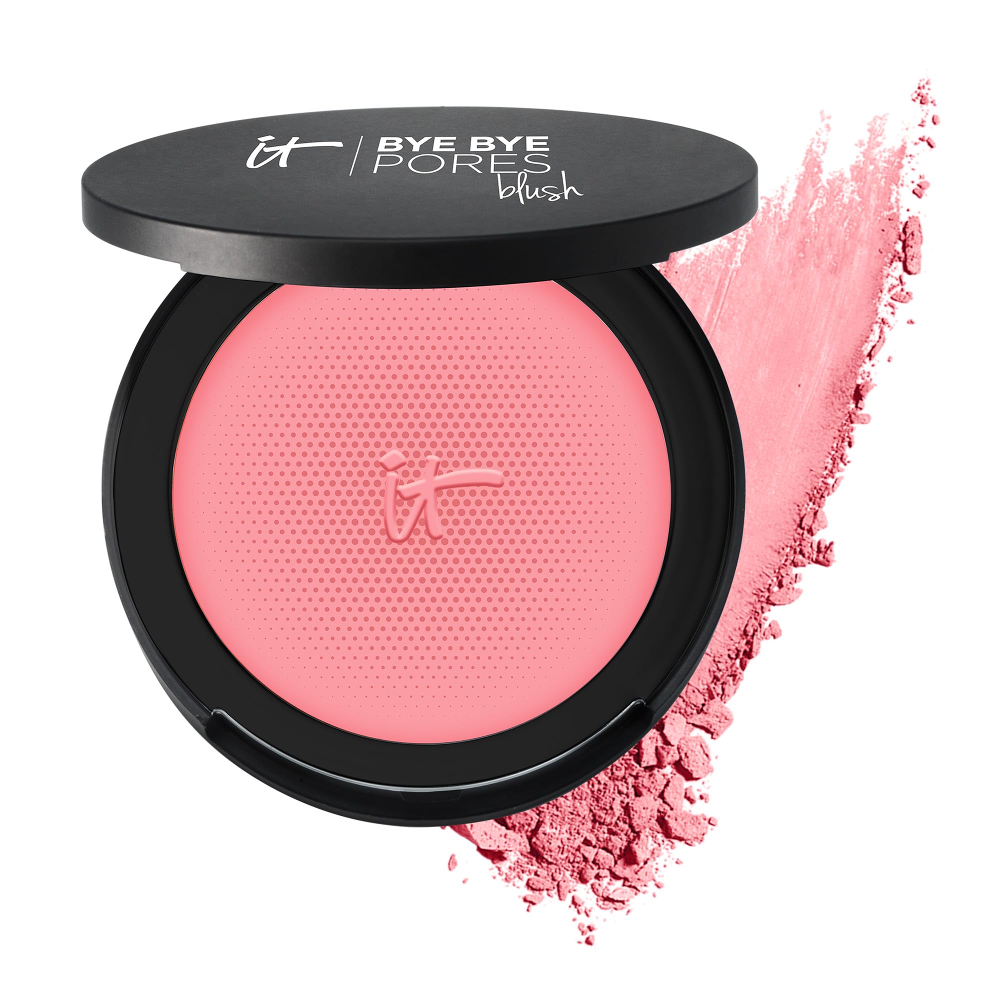 IT Cosmetics Bye Bye Pores Blush, Je Ne Sai Quoi  Sheer, Buildable Color  Diffuses the Look of Pores & Imperfections  With Si