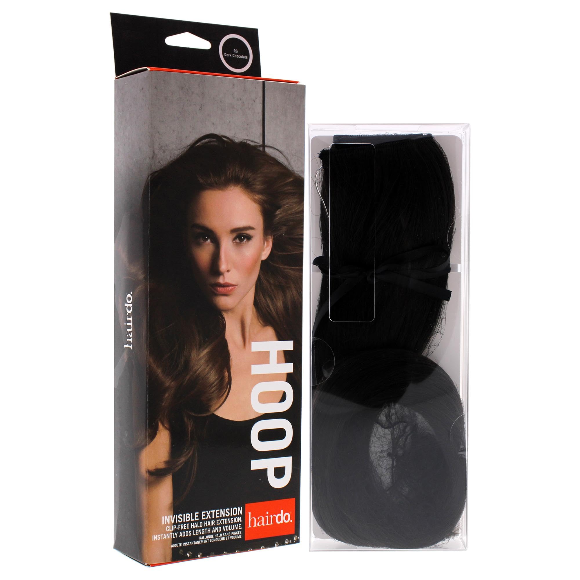 Invisible Extension - R6 Dark Chocolate By Hairdo For Women - 1 Pc Hair Extension