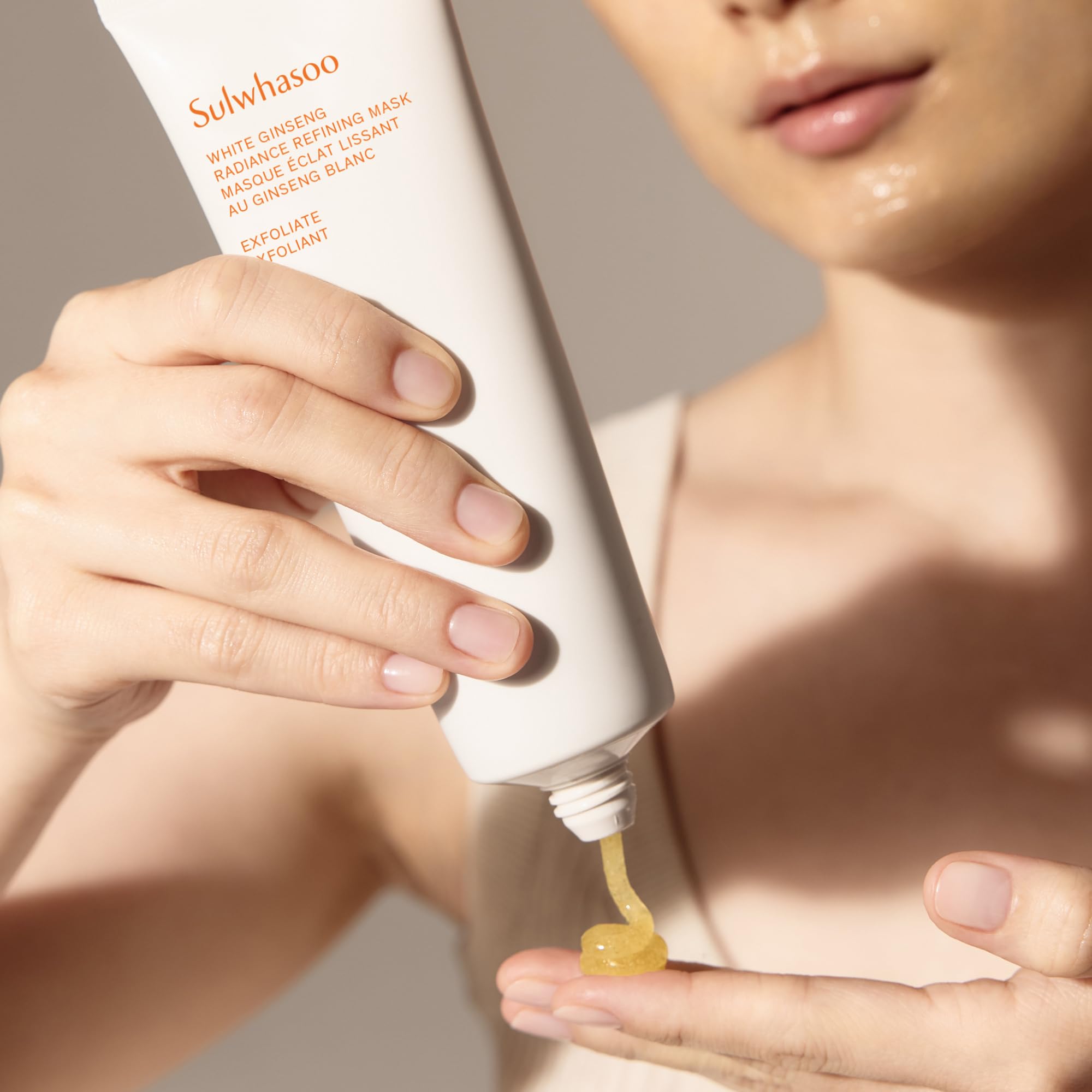 Sulwhasoo White Ginseng Radiance Refining Mask - Korean Skincare, Hydrates, Smooths & Exfoliates, Ginseng And Honey, In-Shower 5