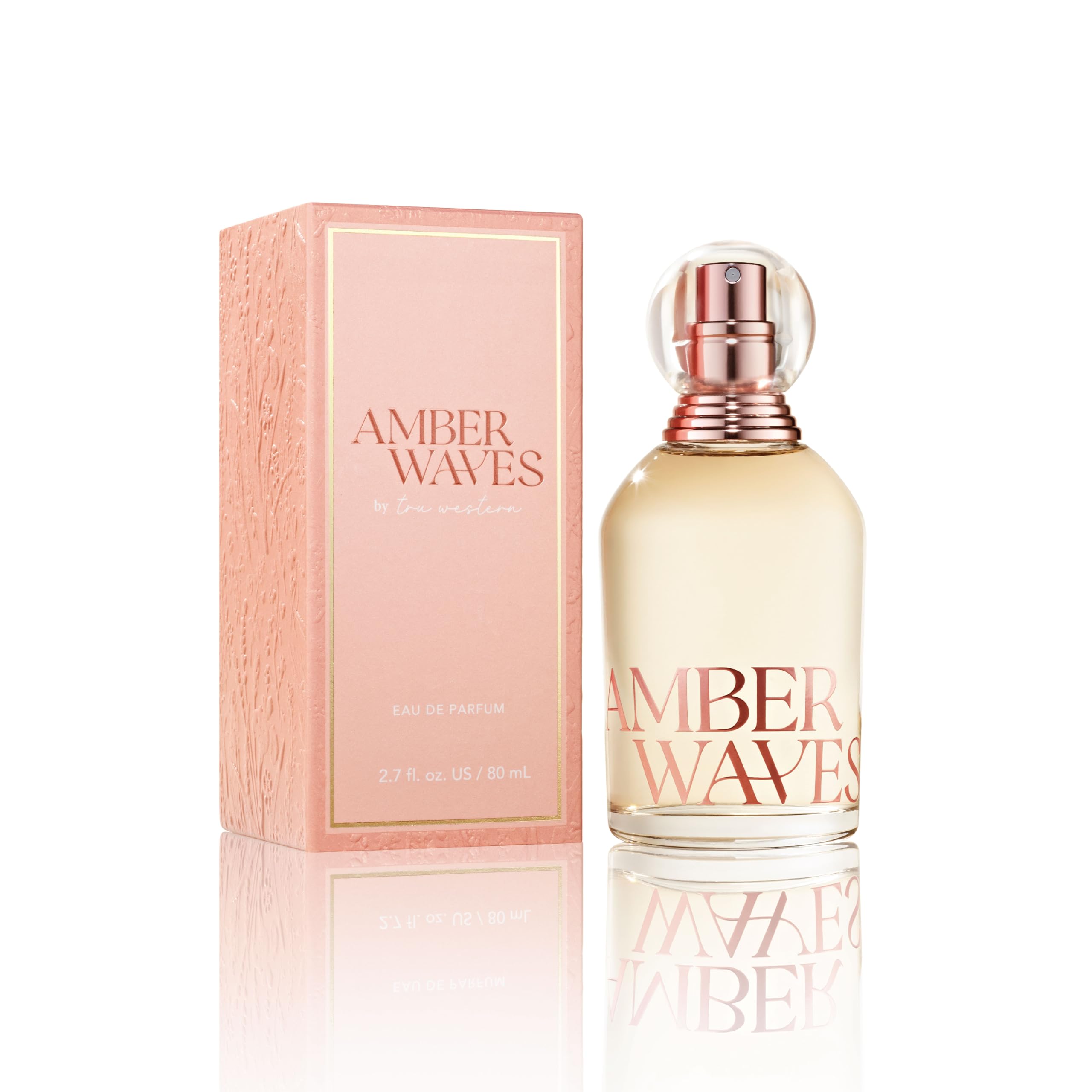 Tru Western Amber Waves Eau de Parfum 2.7 fl oz, Fragrance for Women, FullSized Perfume, Bold & Earthy Scent, Creamy Fig, Vanil