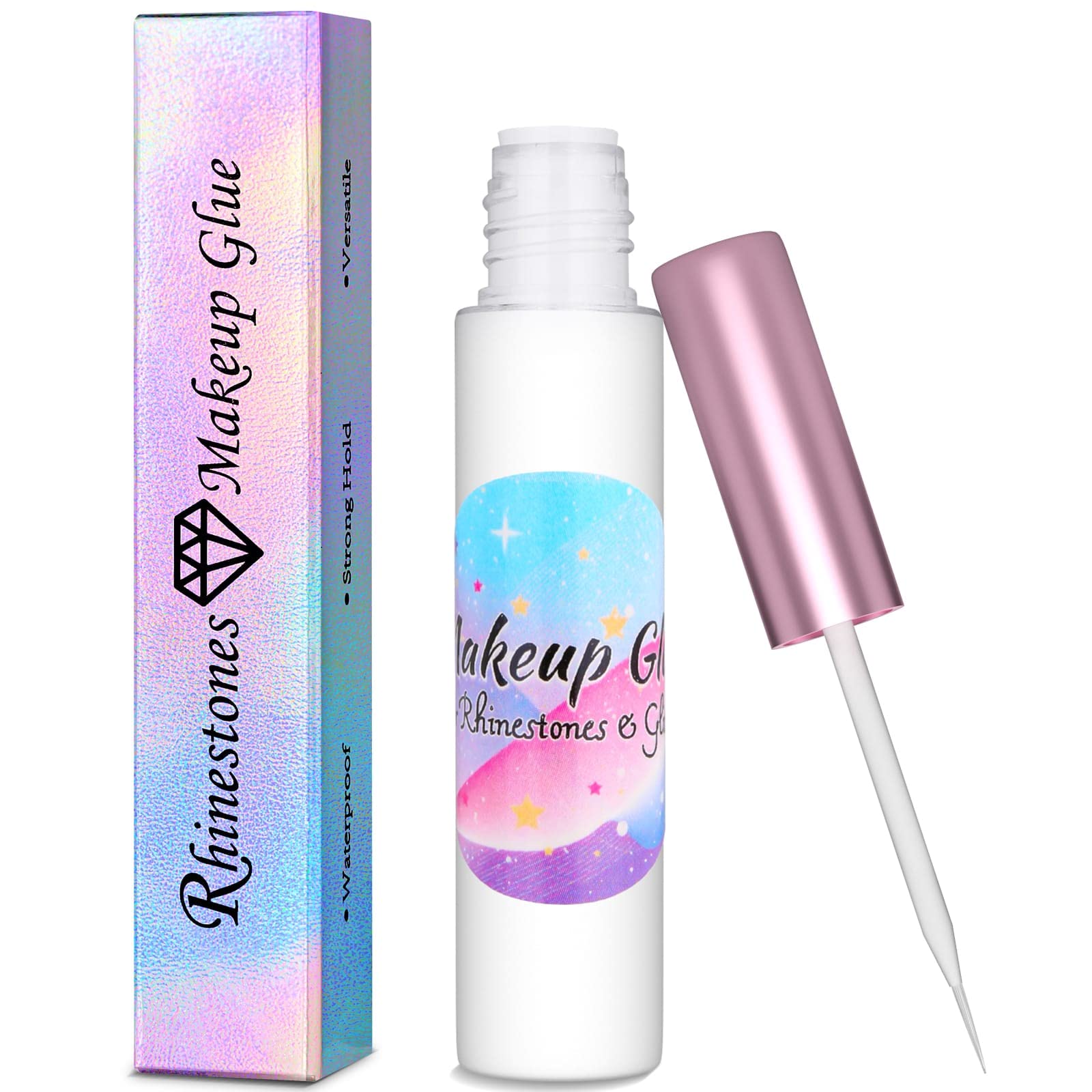 Face Makeup Glue For Rhinestones, Shynek Cosmetic Face Glitter Glue Long Lasting Waterproof Face Glue Adhesive For Eye Jewels Fa