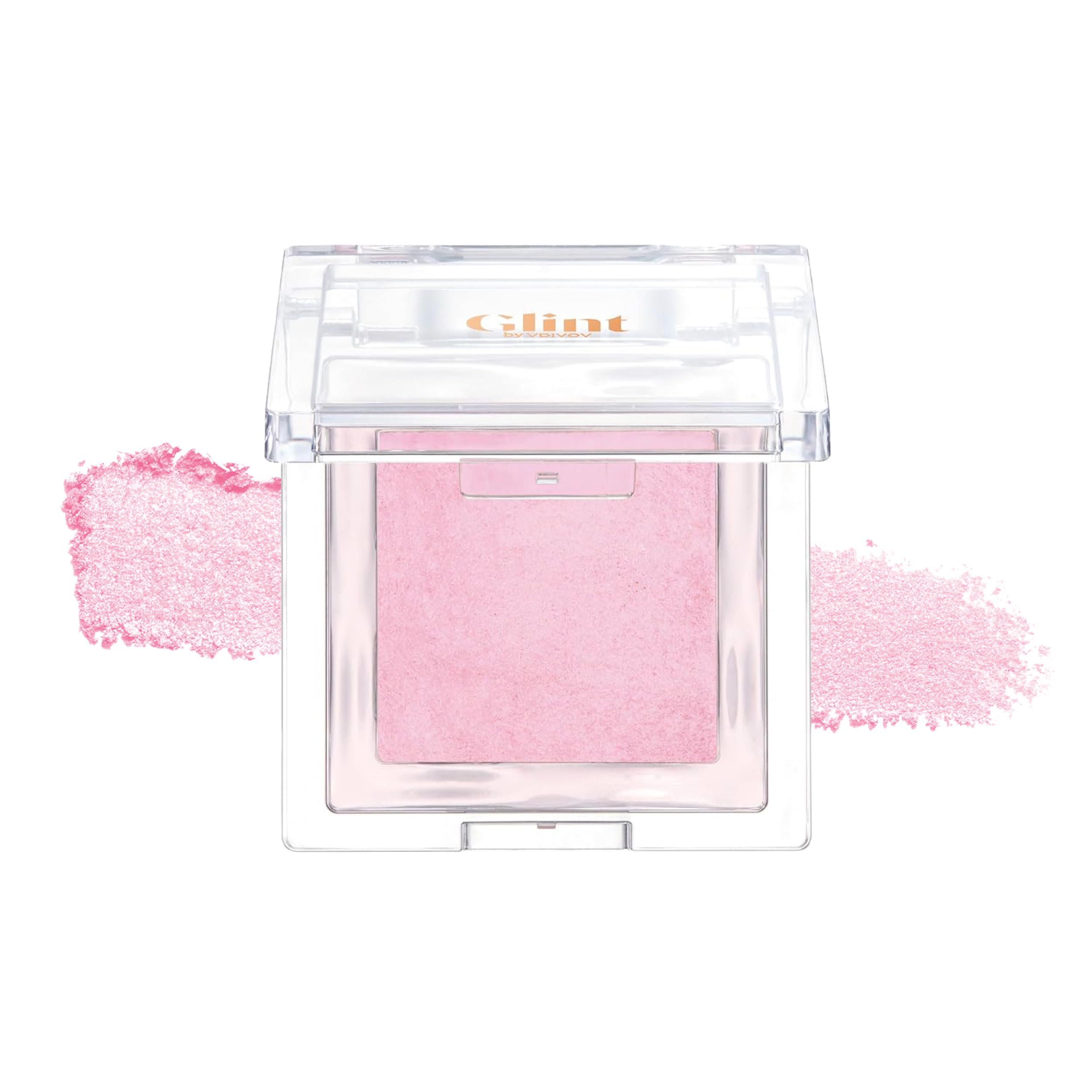 Glint Baked Blush (Balletcore Pink, 0.08oz) - Long-Lasting, All-Day Face Blush Powder for a Natural Look. Korean Skin Care, Kore