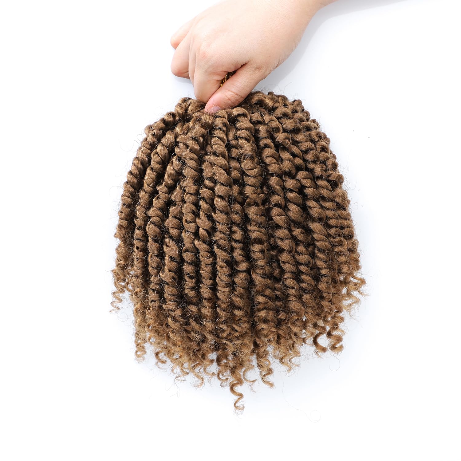 Passion Twist Crochet Hair 8Inch Passion Twist Hair 8 Packs Pre-Twisted Passion Twist Crochet Hair for Black Women Soft Passion 