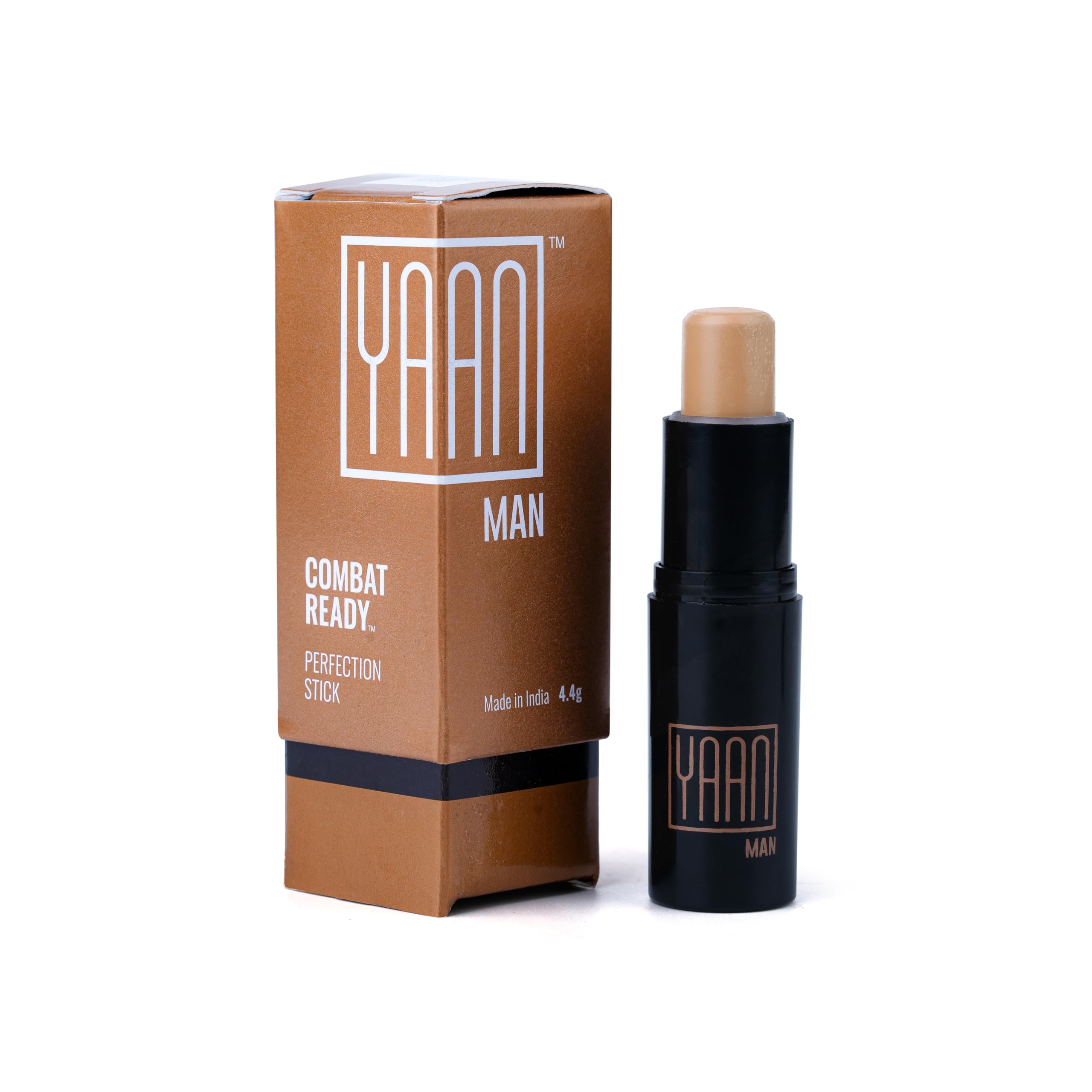 Yaan Man Natural Concealer For All Skin Type For Men (Light Shade), 4.4G|Erase Dark Circles, Scars, Pigmentation| Perfection Sti