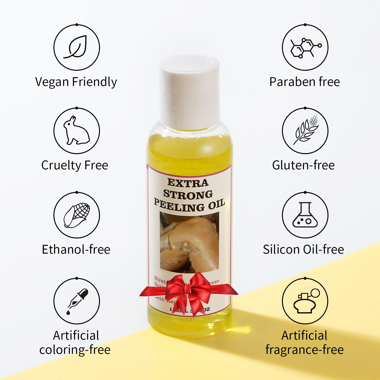 Peeling Oil For Dark Skin, Yellow Peeling Oil, Strong Peeling Oil Extra Strength, Exfoliating Peeling Solution For Body All Skin
