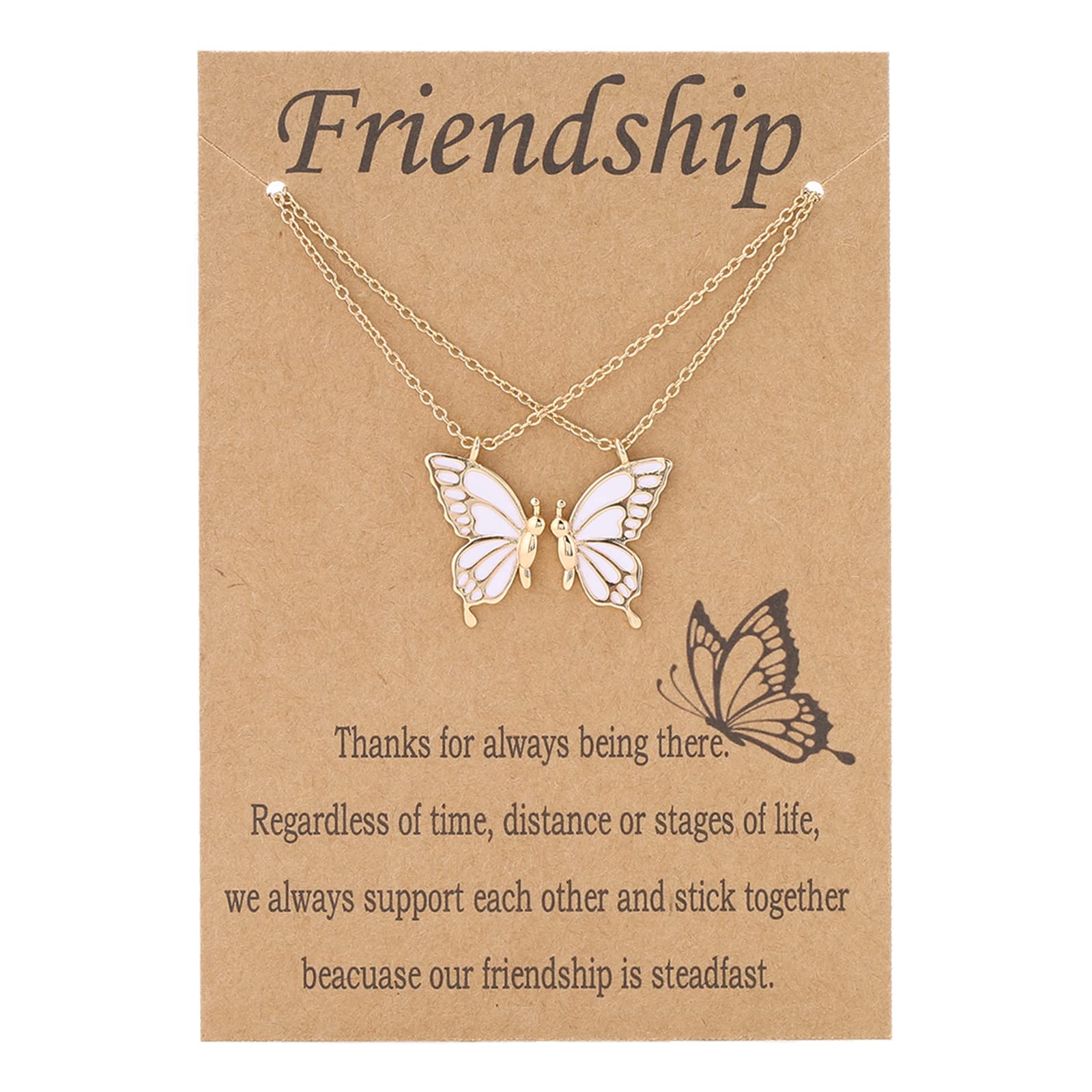 SANNIDHI Necklace for Women and Girls Stylish Alloy Butterfly Necklace for Girls Friendship Butterfly Pendant for Women, Girl Be