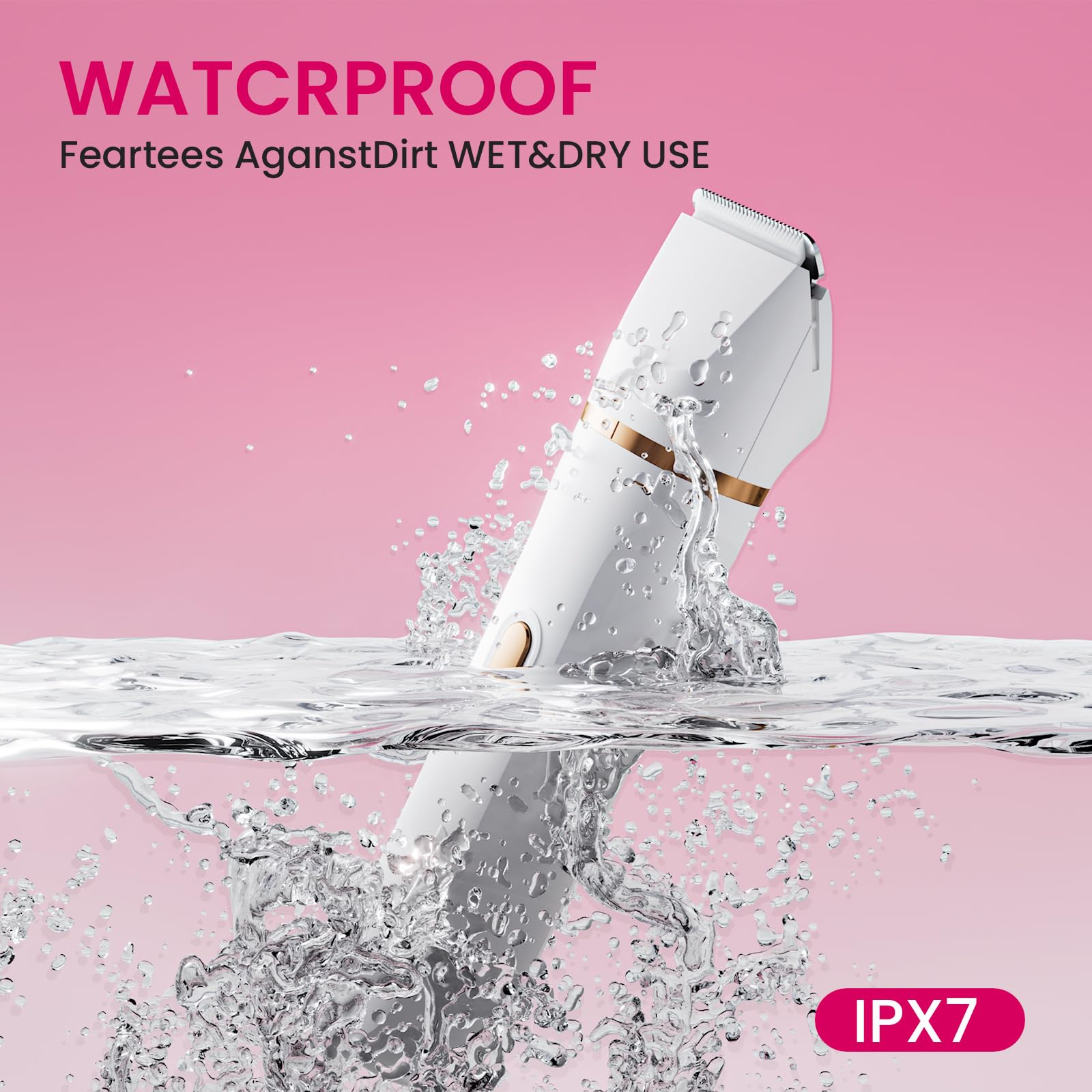 Electric Razors For Women, 5-In-1 Wet/Dry Bikini Trimmer With Usb Charge Dock, Deluxe Facial Hair Removal, Wet/Dry Body Shaver F