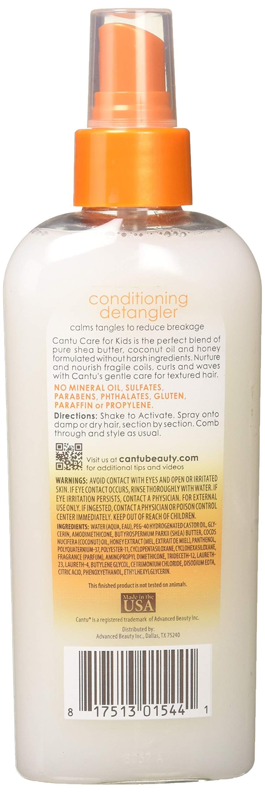Cantu Care For Kids Conditioning Detangle, 6 Fl Oz (2 Pack)