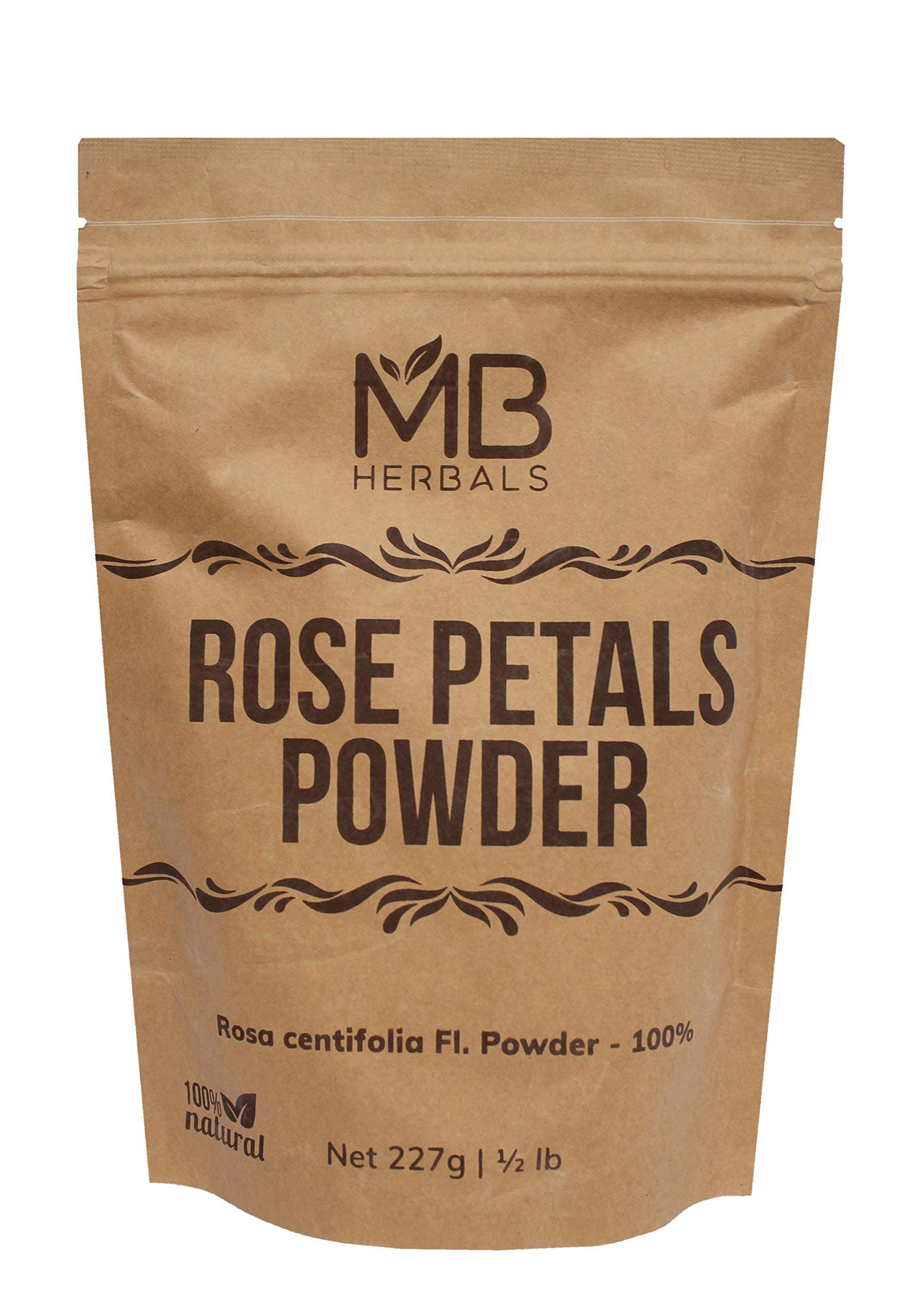 Mb Herbals Rose Powder 100G (3.5Oz) | For Face Packs & Facial Mask Formulations | 100% Pure & Natural | No Chemical Preservative