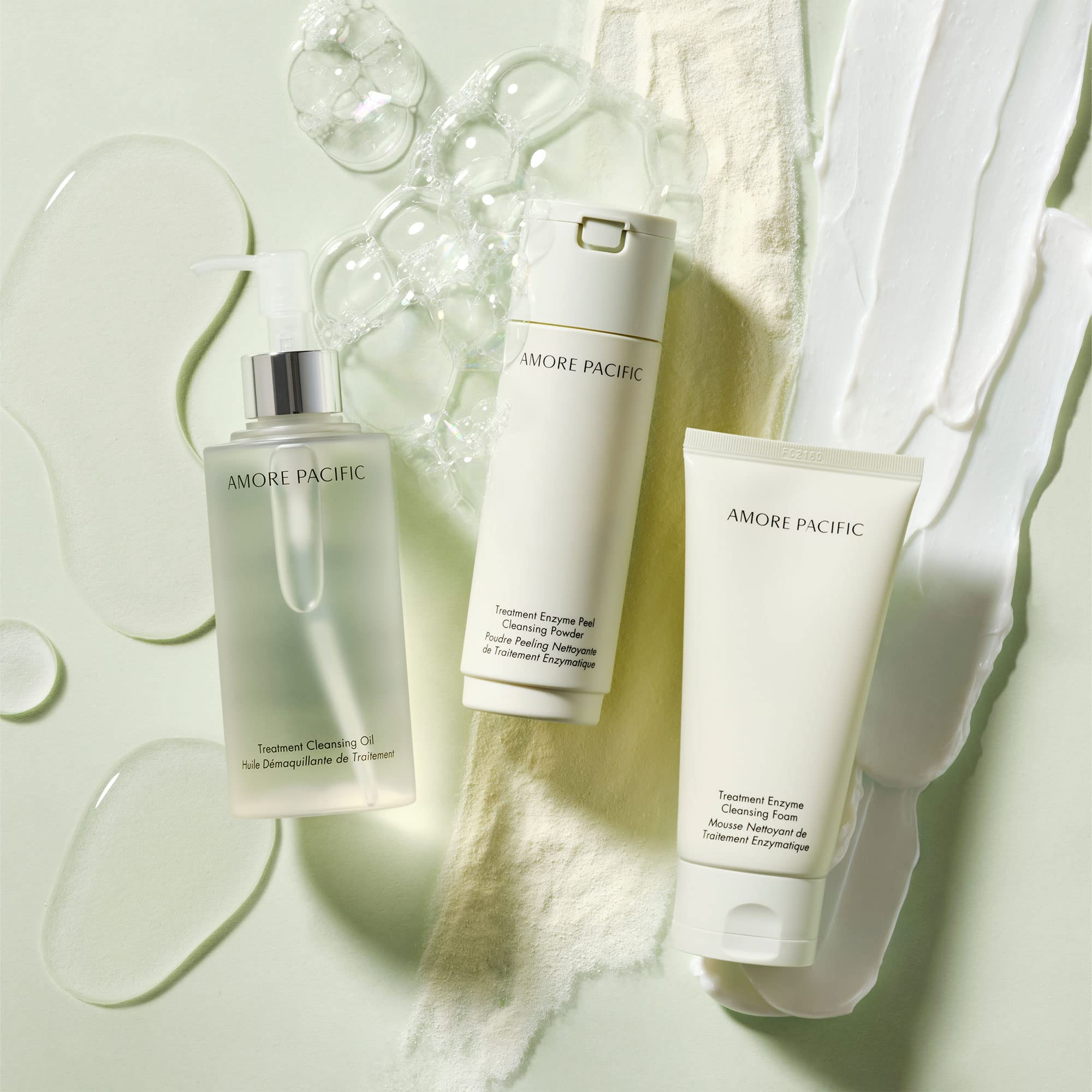 Amorepacific Treatment Enzyme Cleansing Foam | Soothing Korean Face Cleanser With Hyaluronic Acid And Green Tea Enzymes, 4.2 Fl.