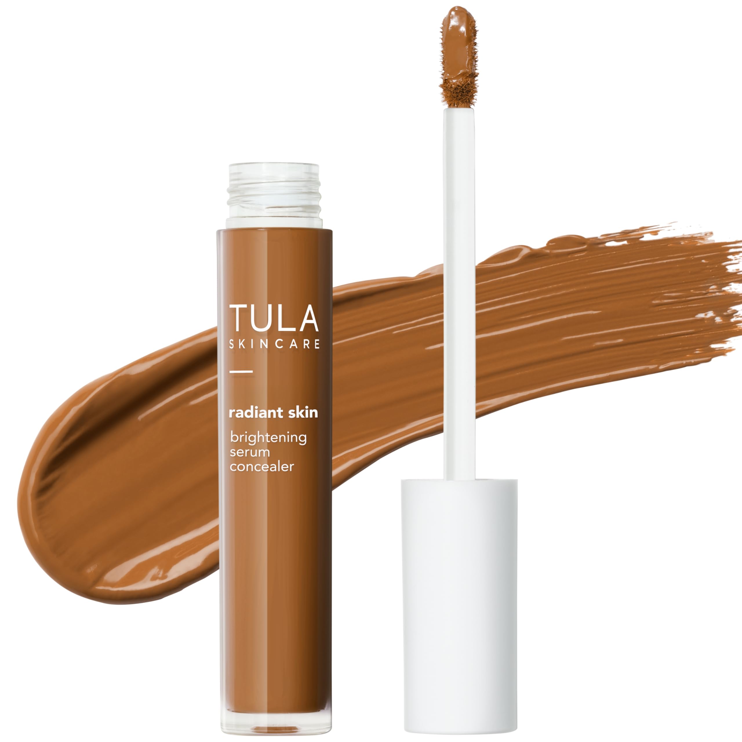 TULA Skin Care Radiant Skin Brightening Serum Concealer - Conceals Dark Circles & Discoloration, Longwearing & Crease-Resistant,